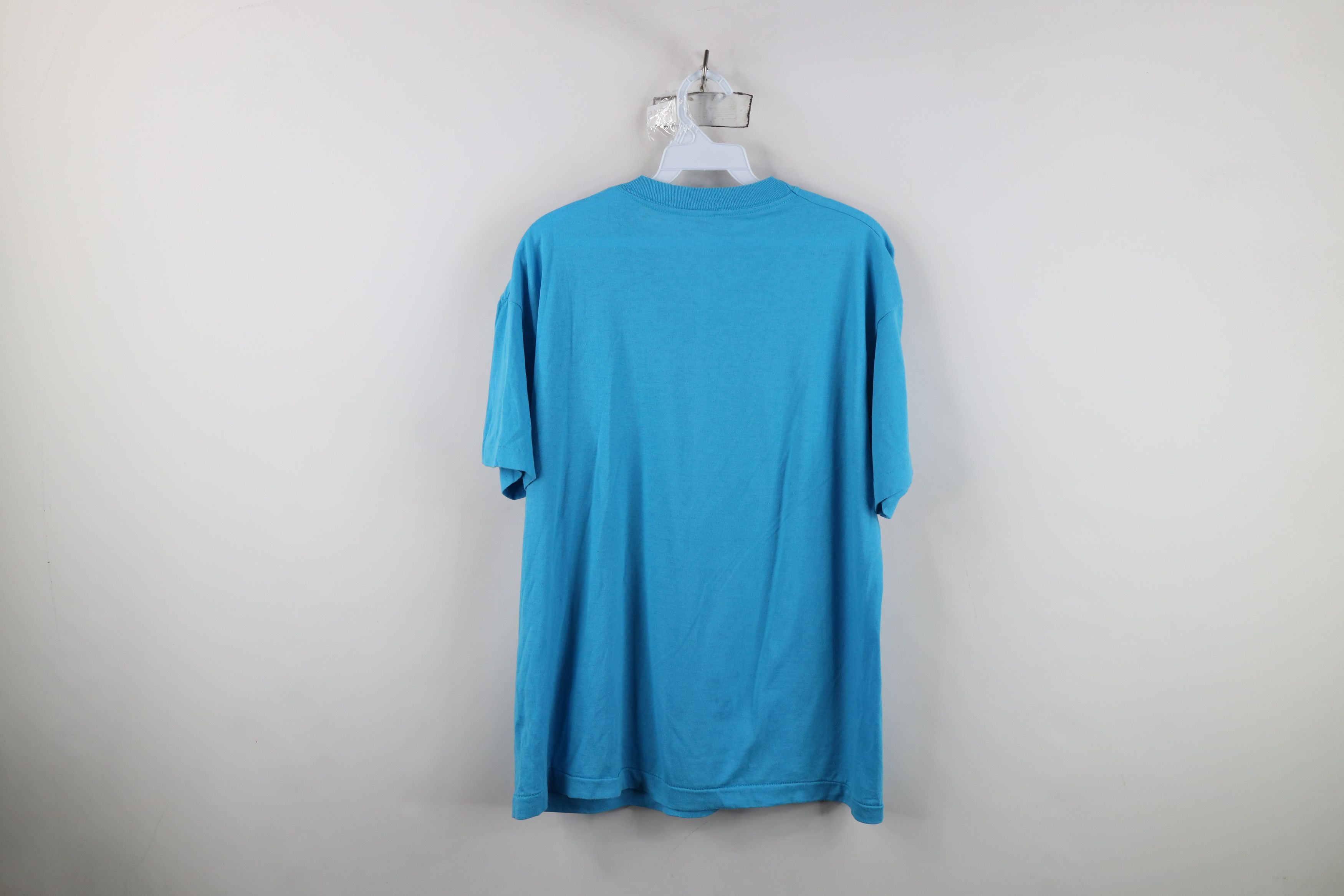 Vintage Vintage 80s 90s Streetwear Spell New York T-Shirt Blue USA Size US L / EU 52-54 / 3 - 9 Thumbnail