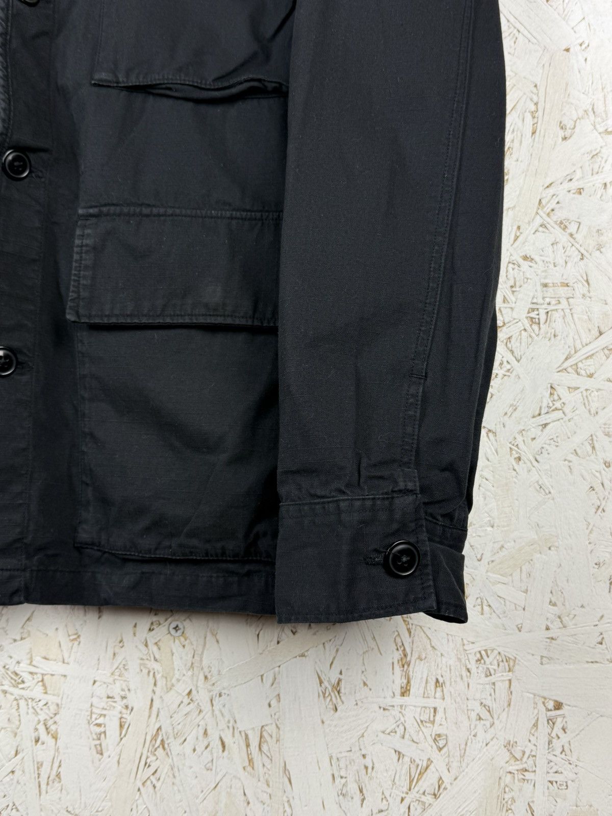 A Day's March A Day’s March Military Style Cotton Button Up Jacket Black L Size US L / EU 52-54 / 3 - 4 Thumbnail
