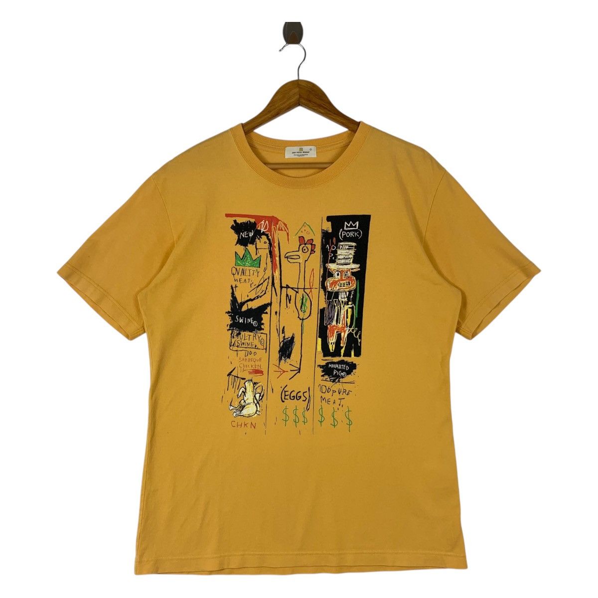 Japanese Brand × Jean-Michel Basquiat Vintage JEAN MICHEL BASQUIAT pop art tee shirt Size US L / EU 52-54 / 3 - 1 Thumbnail