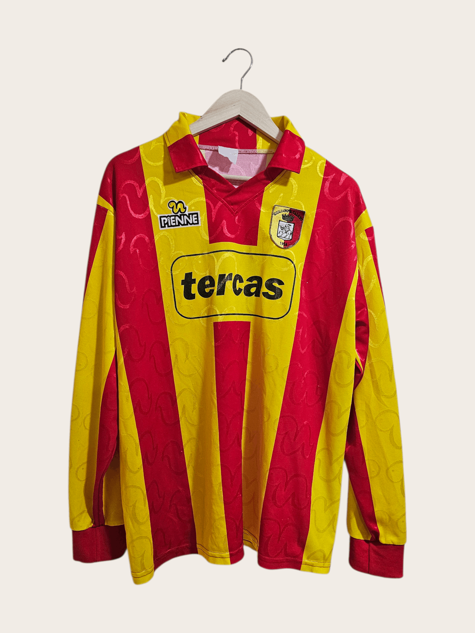Vintage Giulianova Calcio 1999-00 Matchworn Long Sleeve #6 Kit Size US XL / EU 56 / 4 - 1 Thumbnail