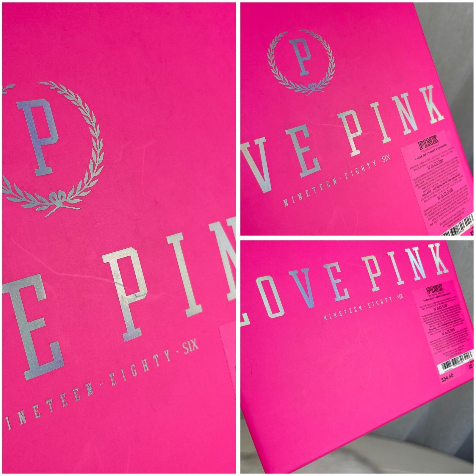 Victoria's Secret Victoria’s Secret PINK Storage Gift Decor Box Silver Bow Size ONE SIZE - 22 Thumbnail