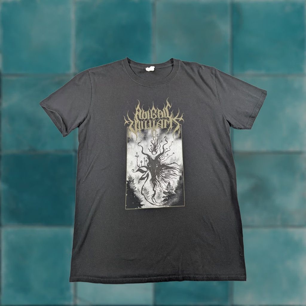 Gildan Gildan Heavy Cotton T-Shirt Abigail Williams Black Metal Band Graphic Print Crew Neck Short Sleeve L Men’s Size US L / EU 52-54 / 3 - 1 Thumbnail