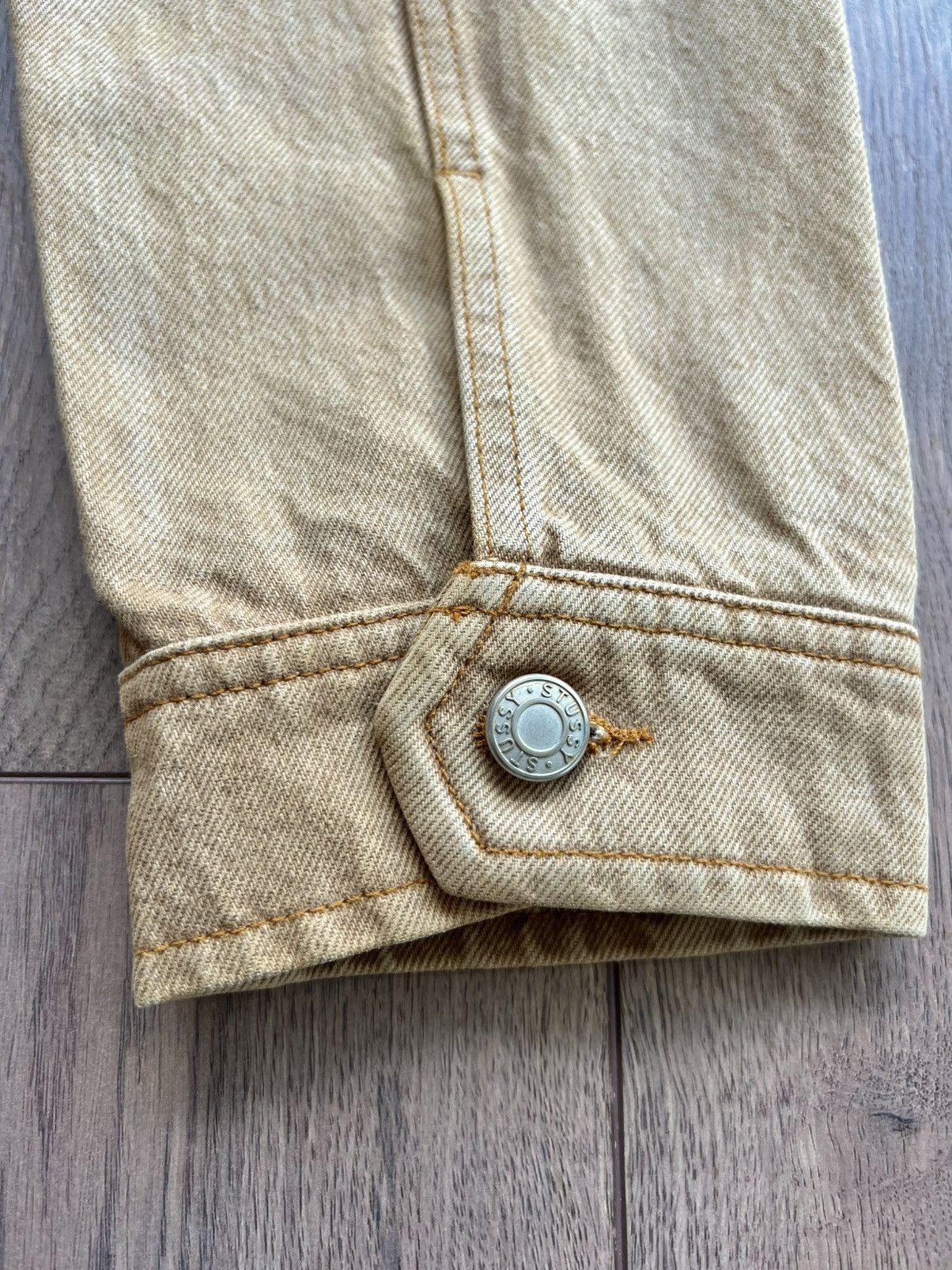 Stussy Stussy Denim Zip Up Work Jacket “Sand” Medium Size US M / EU 48-50 / 2 - 12 Thumbnail