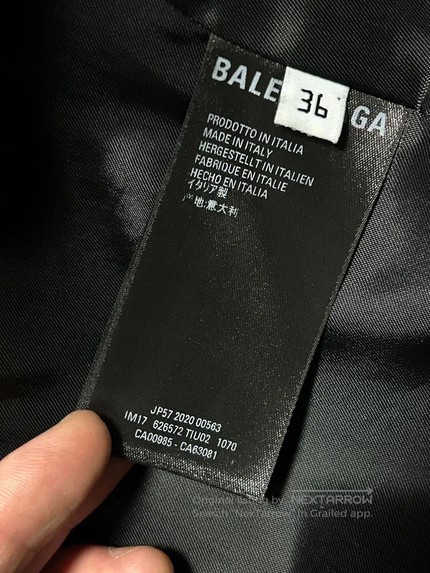 Balenciaga Balenciaga Logo Wool Coat Size 36. Size XS / US 0-2 / IT 36-38 - 7 Thumbnail