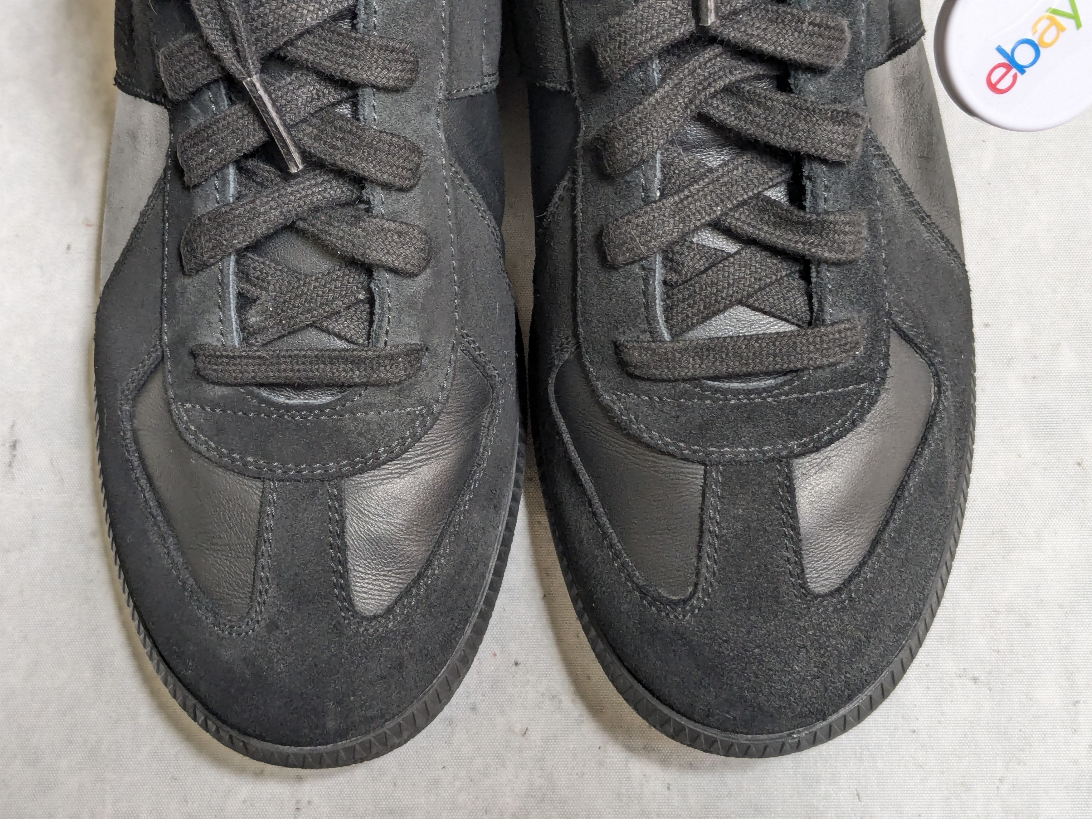 Maison Margiela Maison Margiela Replica GAT Black 9 42 Low Tops Suede Size US 9 / EU 42 - 2 Thumbnail