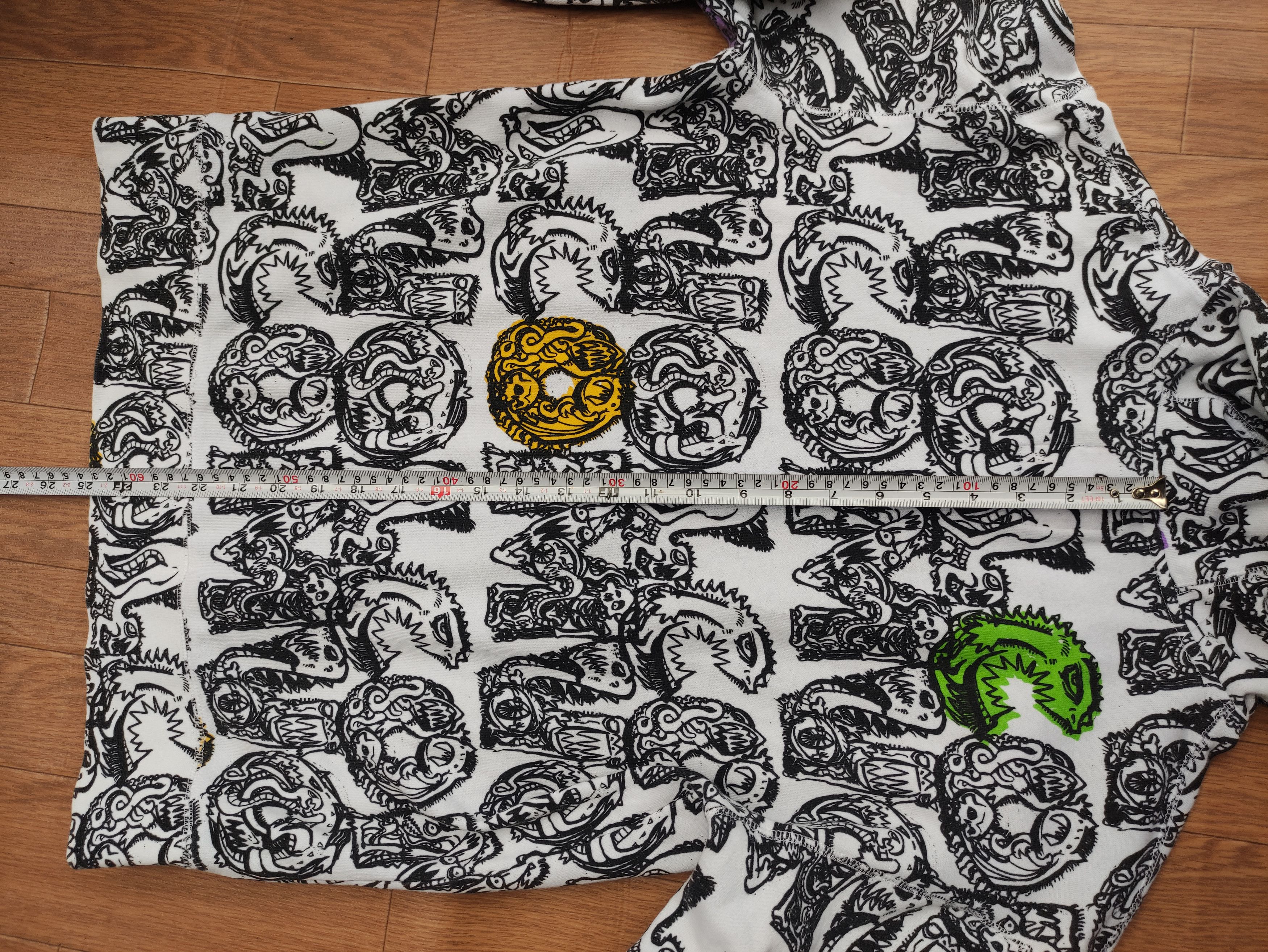 Volcom RARE💥 VOLCOM FULLPRINT KIDS MONSTER EYE FULL ZIPPER HOODIE Size US M / EU 48-50 / 2 - 13 Thumbnail