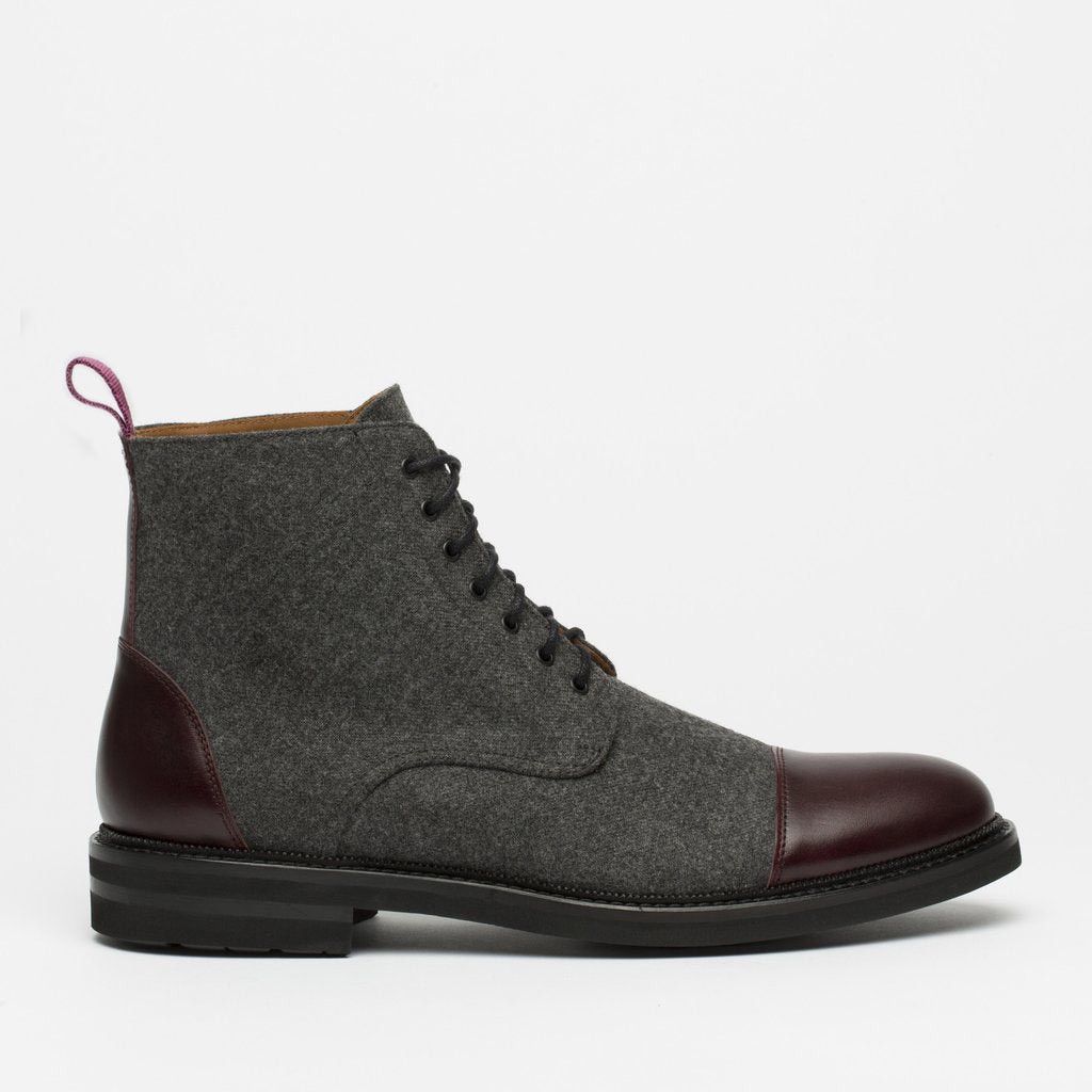 TAFT Taft The Jack in Grey/Oxblood 11 Size US 11 / EU 44 - 1 Thumbnail