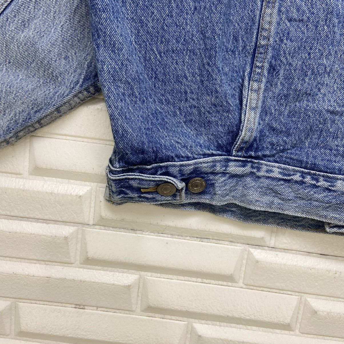Big John Vintage Big John Spirit Stone Wash Denim Trucker Jacket Size US S / EU 44-46 / 1 - 17 Thumbnail