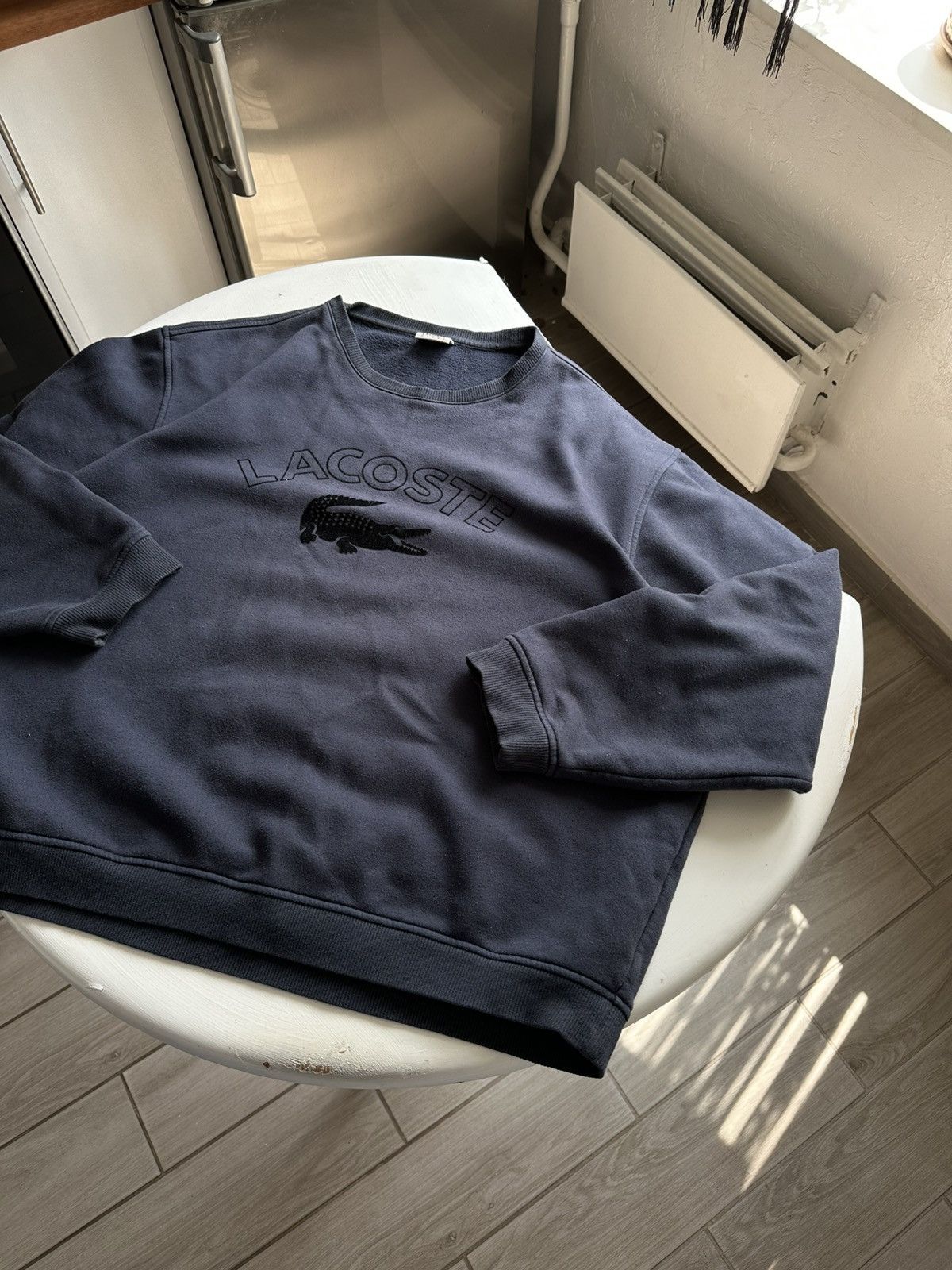 Other Lacoste Sweatshirt Big Logo Vintage Size US XL / EU 56 / 4 - 2 Thumbnail