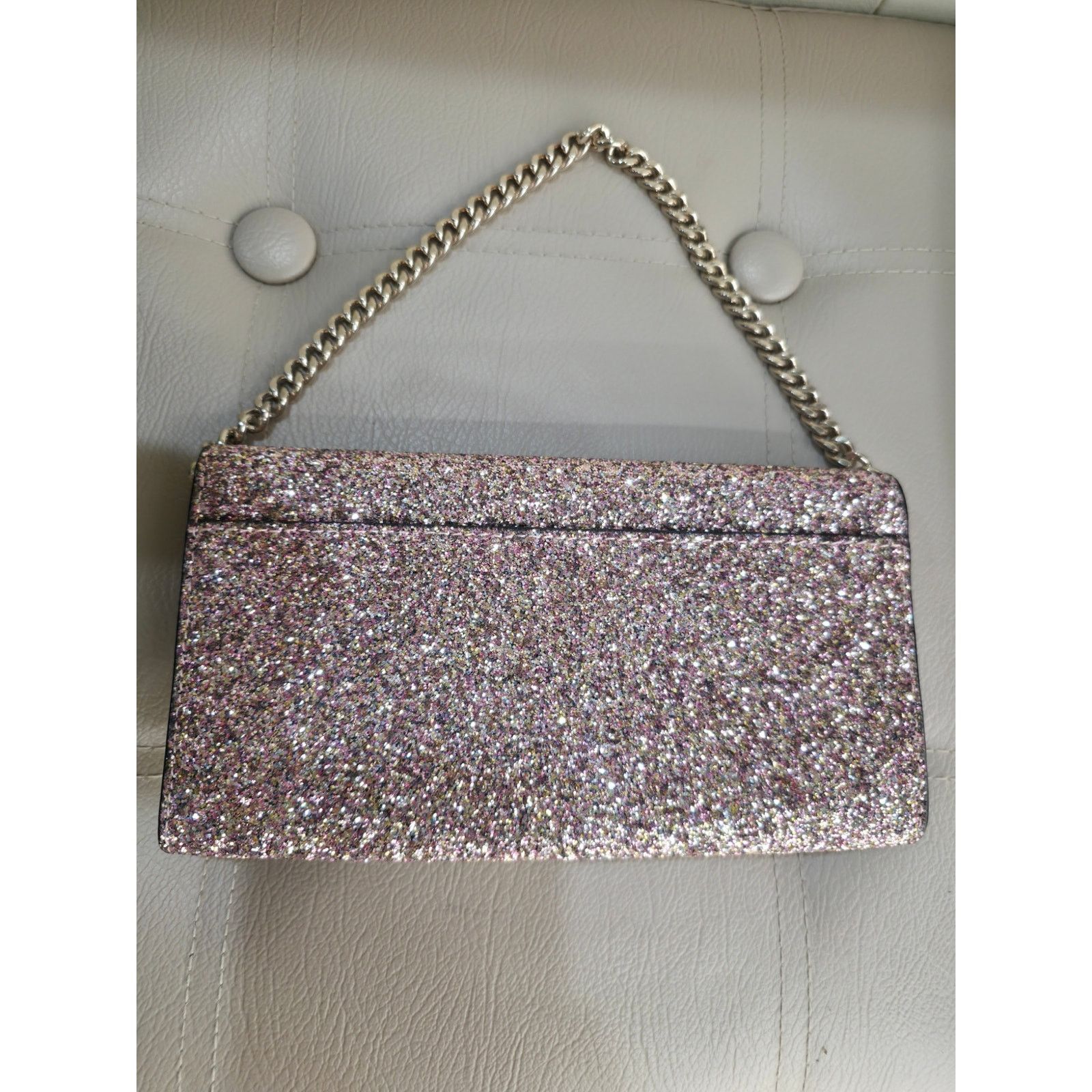 Kate Spade Nwt Kate Spade Rose Gold Pink Glitter Sunset Lane Milou Size ONE SIZE - 2 Thumbnail