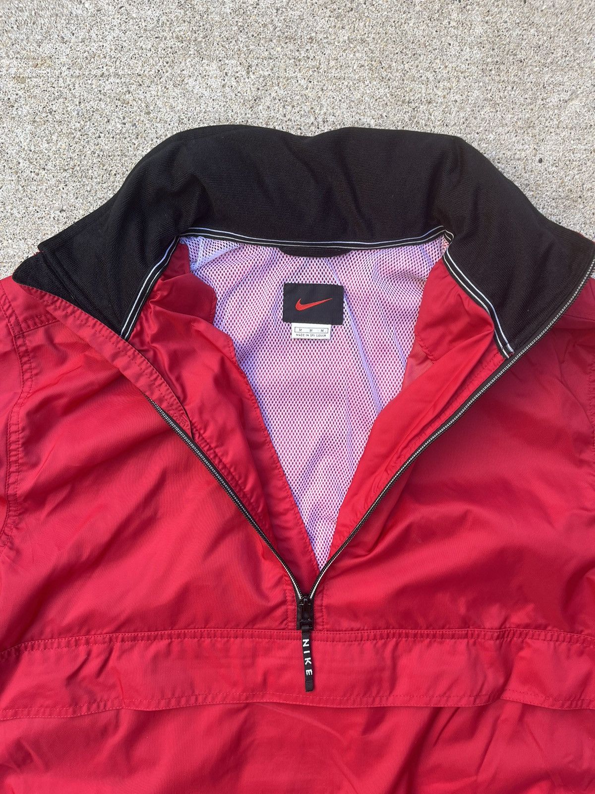Nike × Vintage Vintage 90s Nike Light Jacket with Packable Hood Size US M / EU 48-50 / 2 - 2 Thumbnail