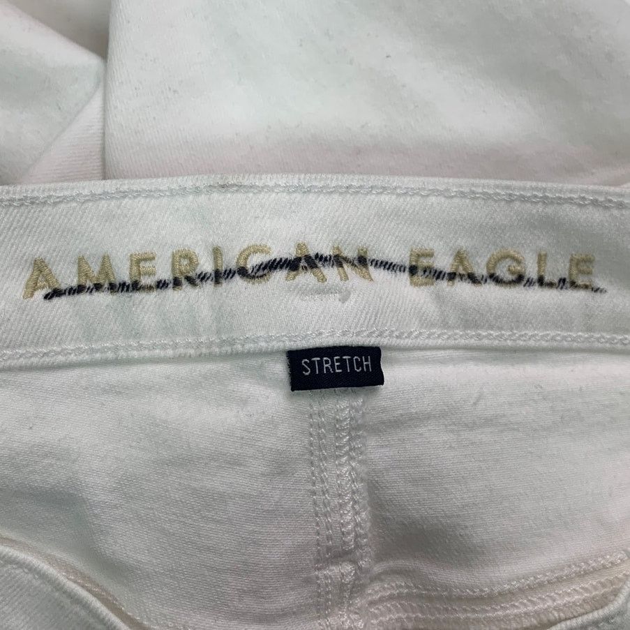 American Eagle Outfitters New AEO Women Size 2 Bermuda Stretch Denim High-Waisted Jort Size 26" / US 2 / IT 38 - 6 Thumbnail