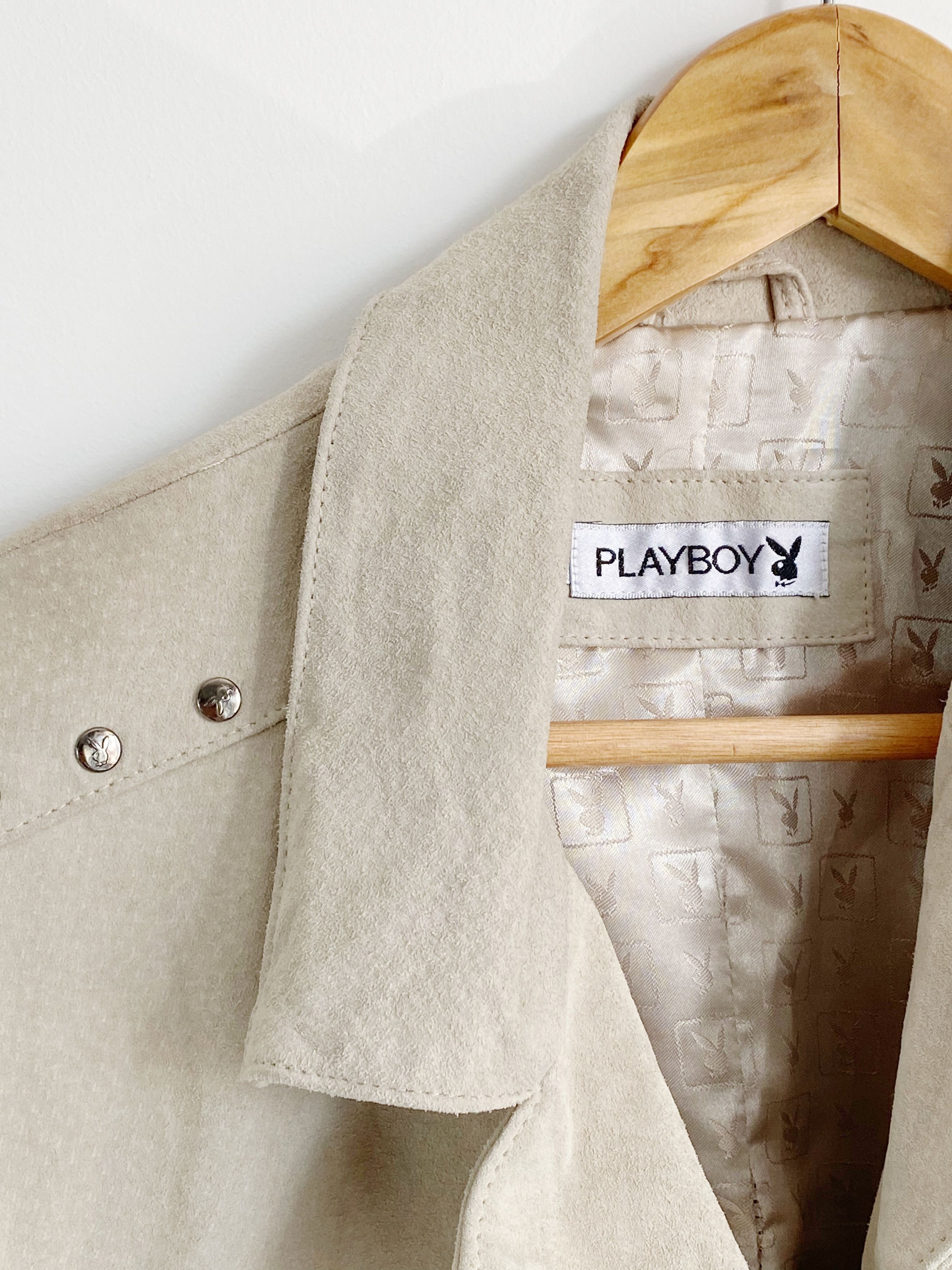 Playboy × Vintage Vintage Playboy Leather Jacket Biker Style Size M / US 6-8 / IT 42-44 - 6 Thumbnail
