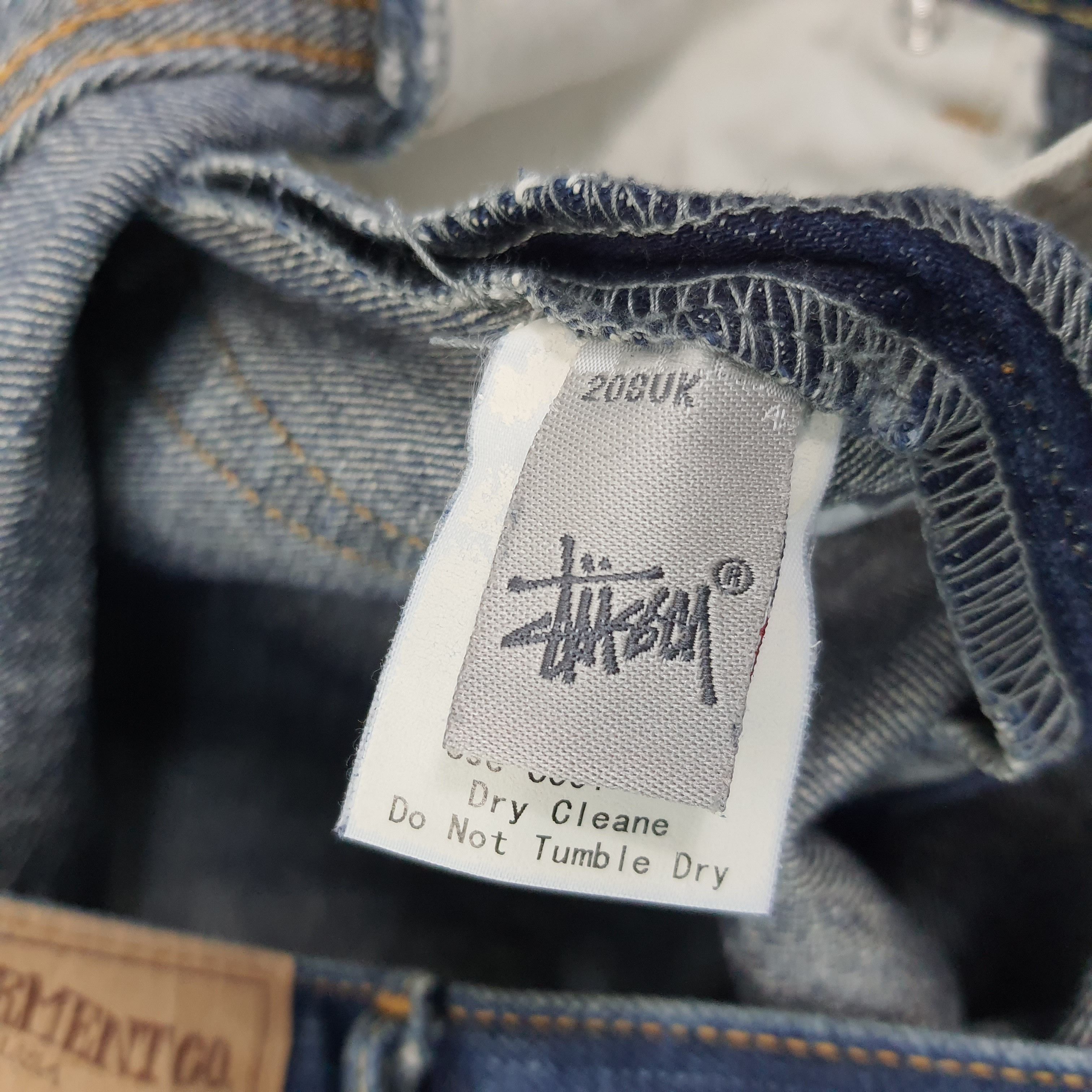 Stussy Vintage Stussy x Futura Rare Custom Logo Jeans C228N33 Size US 27 - 10 Thumbnail