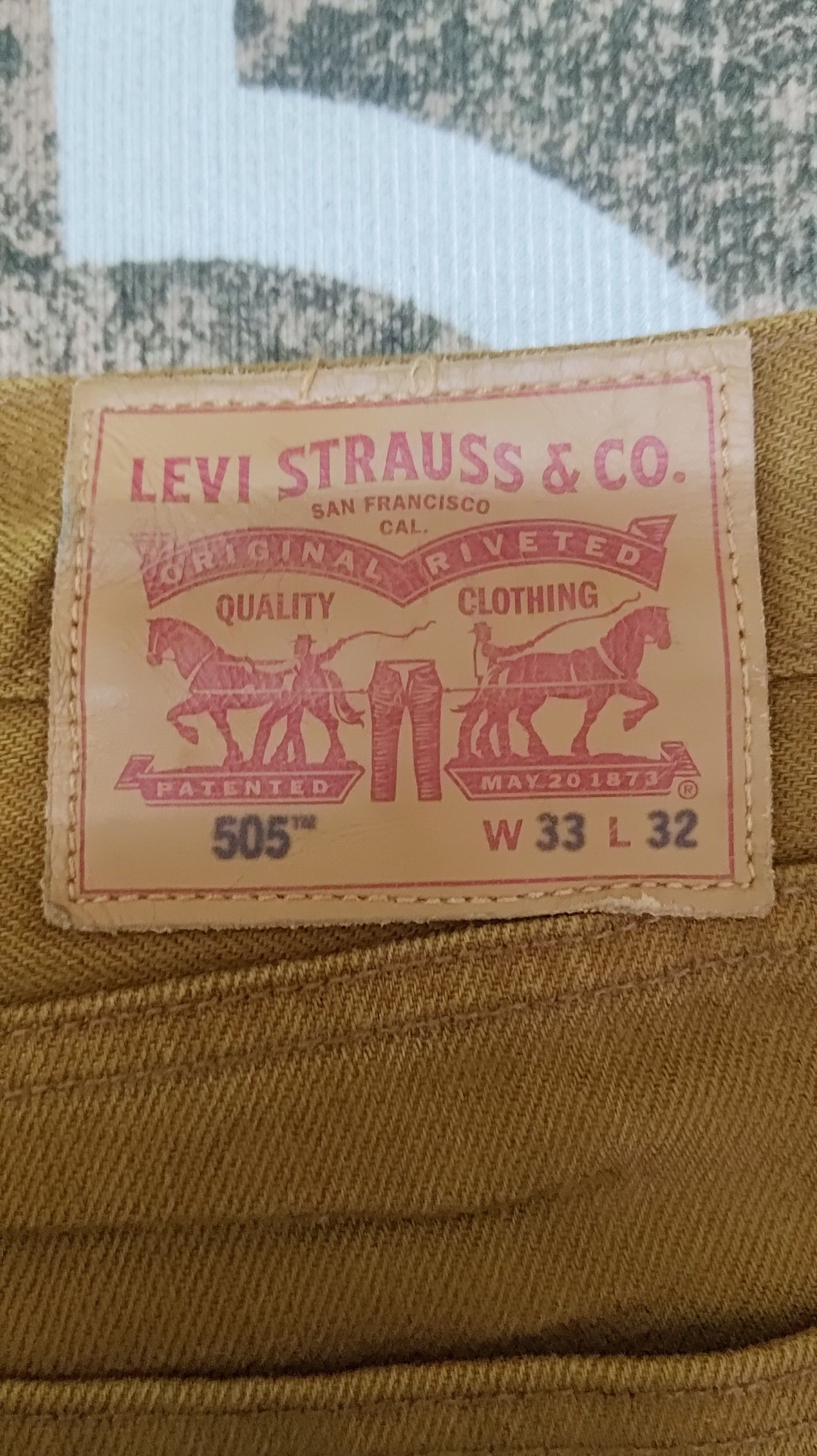 Levi's 505 Levi's Brown Straight Denim W33L32 Spring Color Size US 34 / EU 50 - 6 Thumbnail