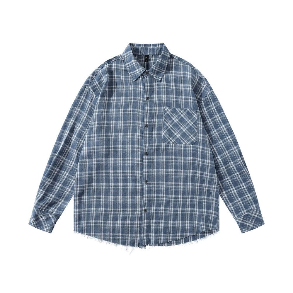 Vintage Japanese style old lapel loose casual long-sleeved shirt Size US M / EU 48-50 / 2 - 1 Thumbnail