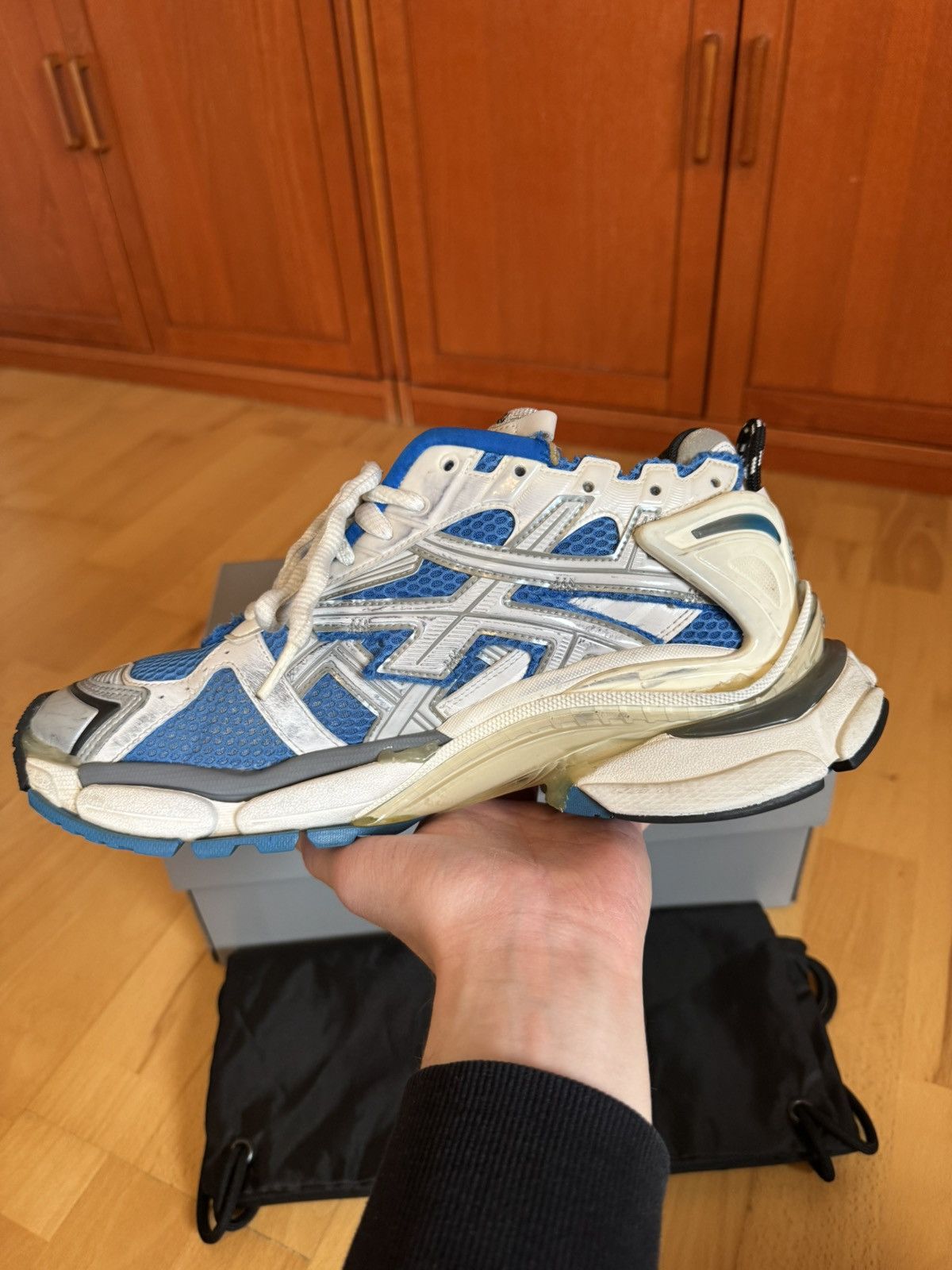 Balenciaga Balenciaga Runner Blue White Size US 9 / EU 42 - 5 Thumbnail