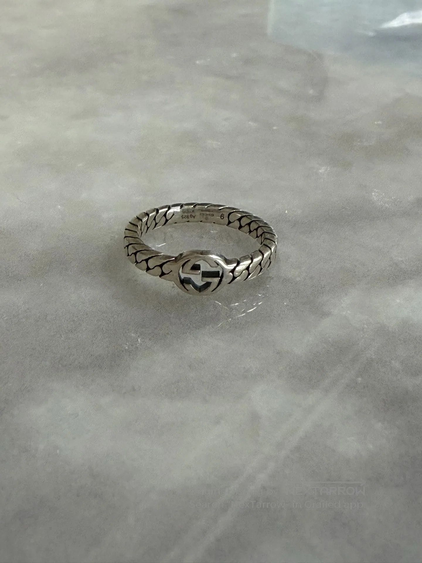 Gucci Guicci Double G Silver Ring| Size ONE SIZE - 3 Thumbnail