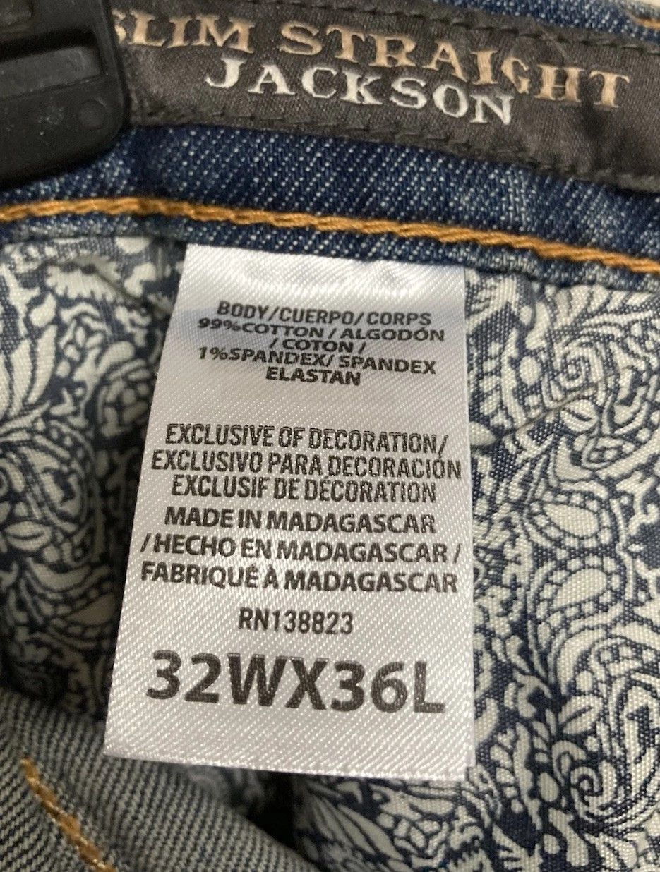 Cody James Cody James Slim Straight Jeans Jackson Dark Wash Size 32x36 Size US 32 / EU 48 - 3 Thumbnail