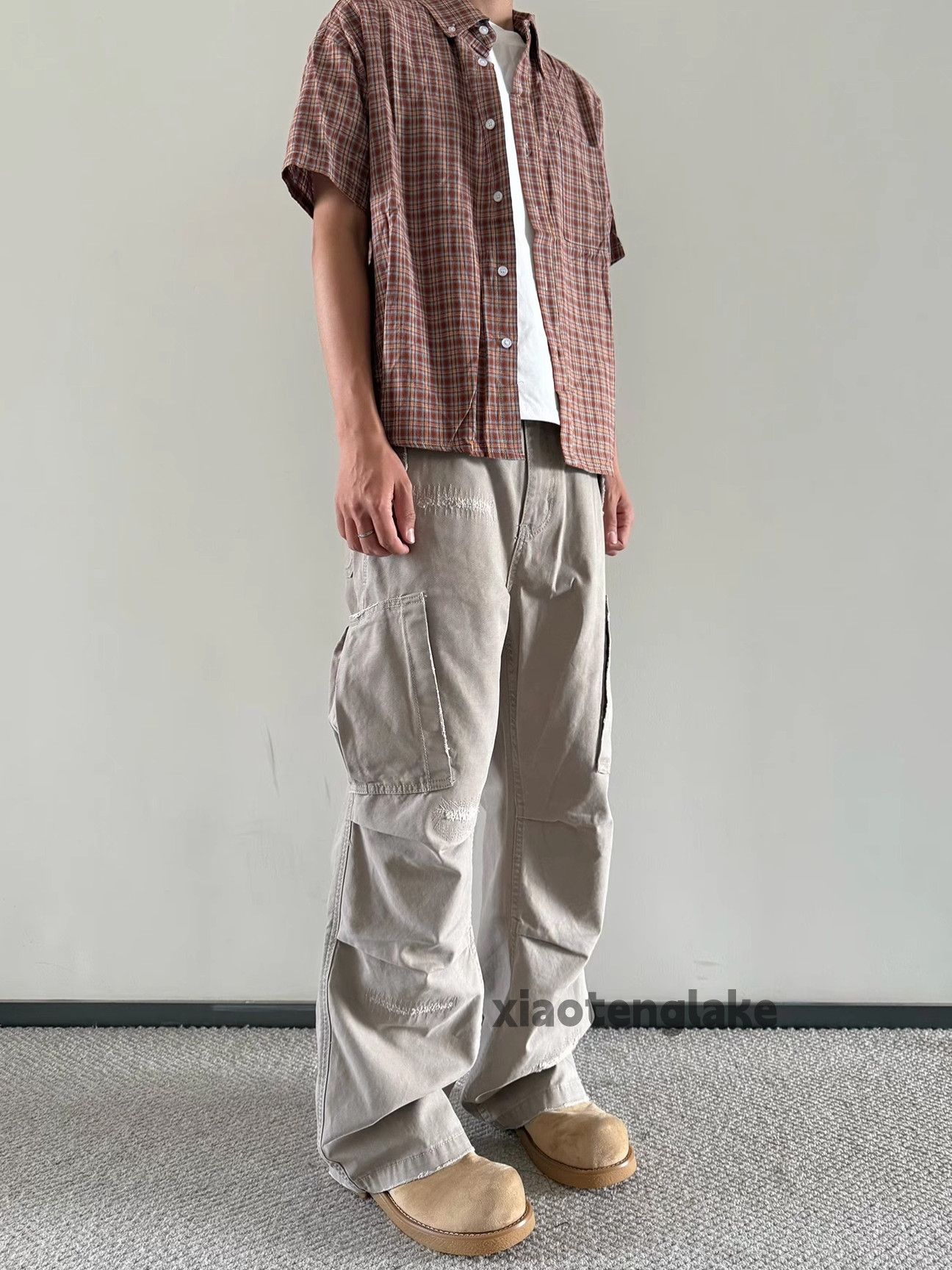 Designer × Japanese Brand × Vintage Unisex outdoor utility skate carpenter cargo pants Size US 28 / EU 44 - 1 Thumbnail