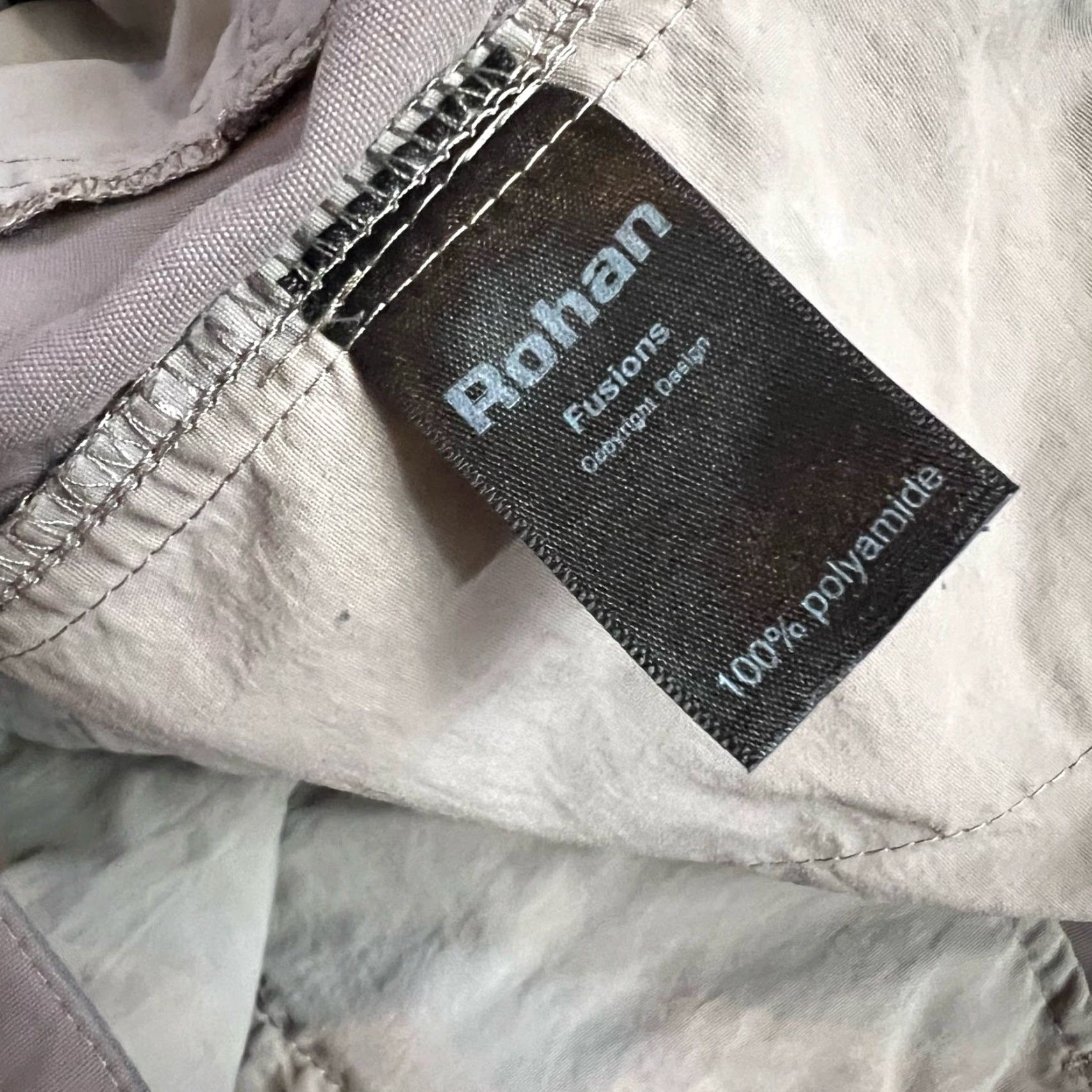 Vintage Rohan Pants Mens 36 Gray Fusions Trousers Hiking Outdoor Polyester Mens Size 36 Gray Chino Inseam 30 Size US 36 / EU 52 - 7 Thumbnail