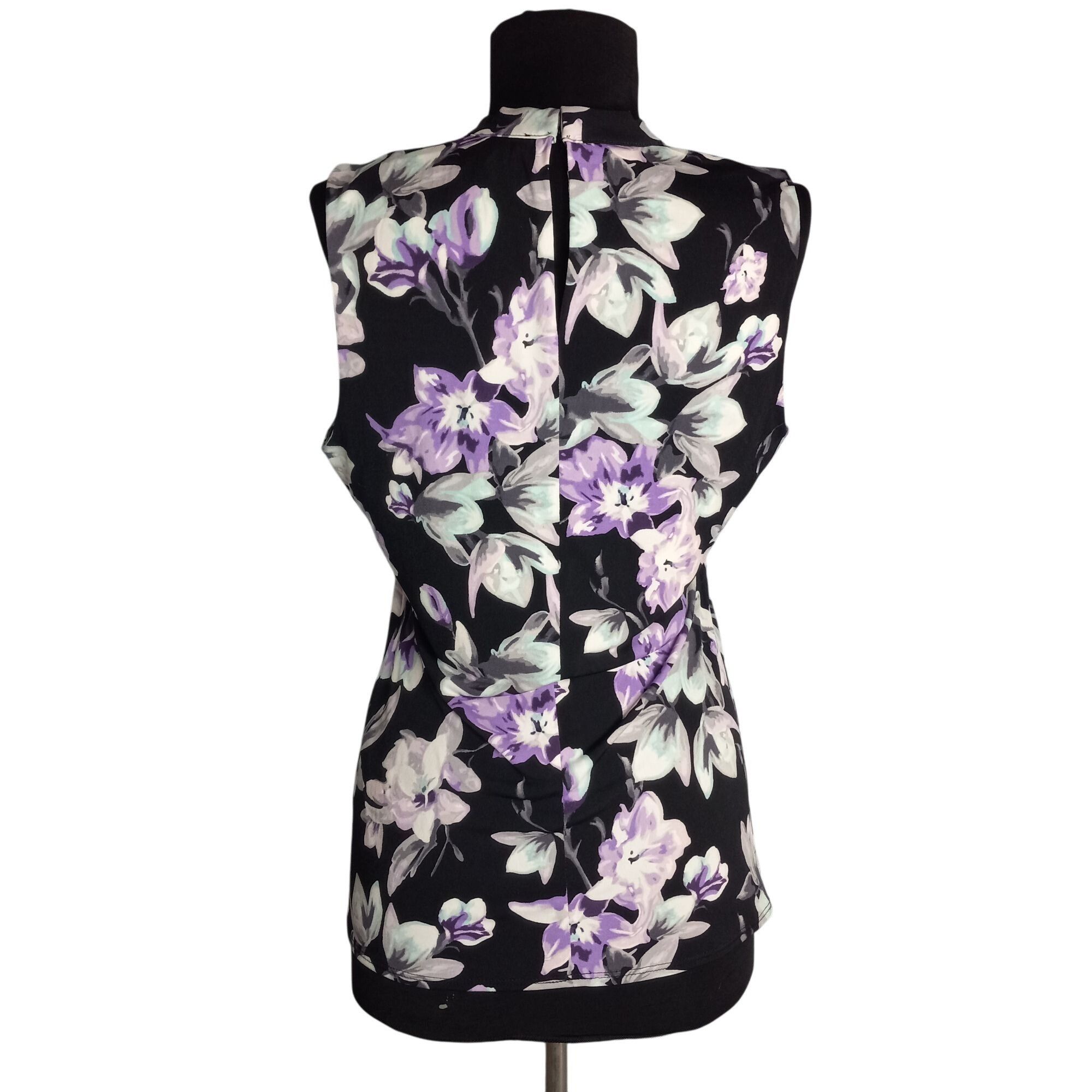White House Black Market White House Black Market Size M Top Floral Print Sleeveless Size M / US 6-8 / IT 42-44 - 3 Thumbnail