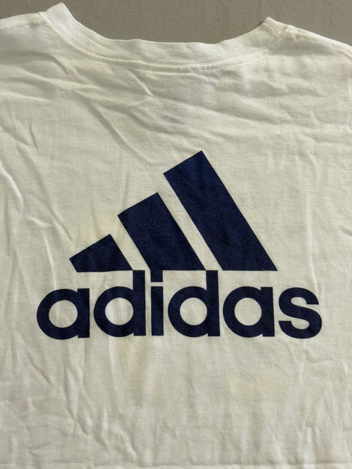 Adidas KU Jayhawks Football T-shirt 2005 Schedule Kansas University Size US XL / EU 56 / 4 - 6 Thumbnail