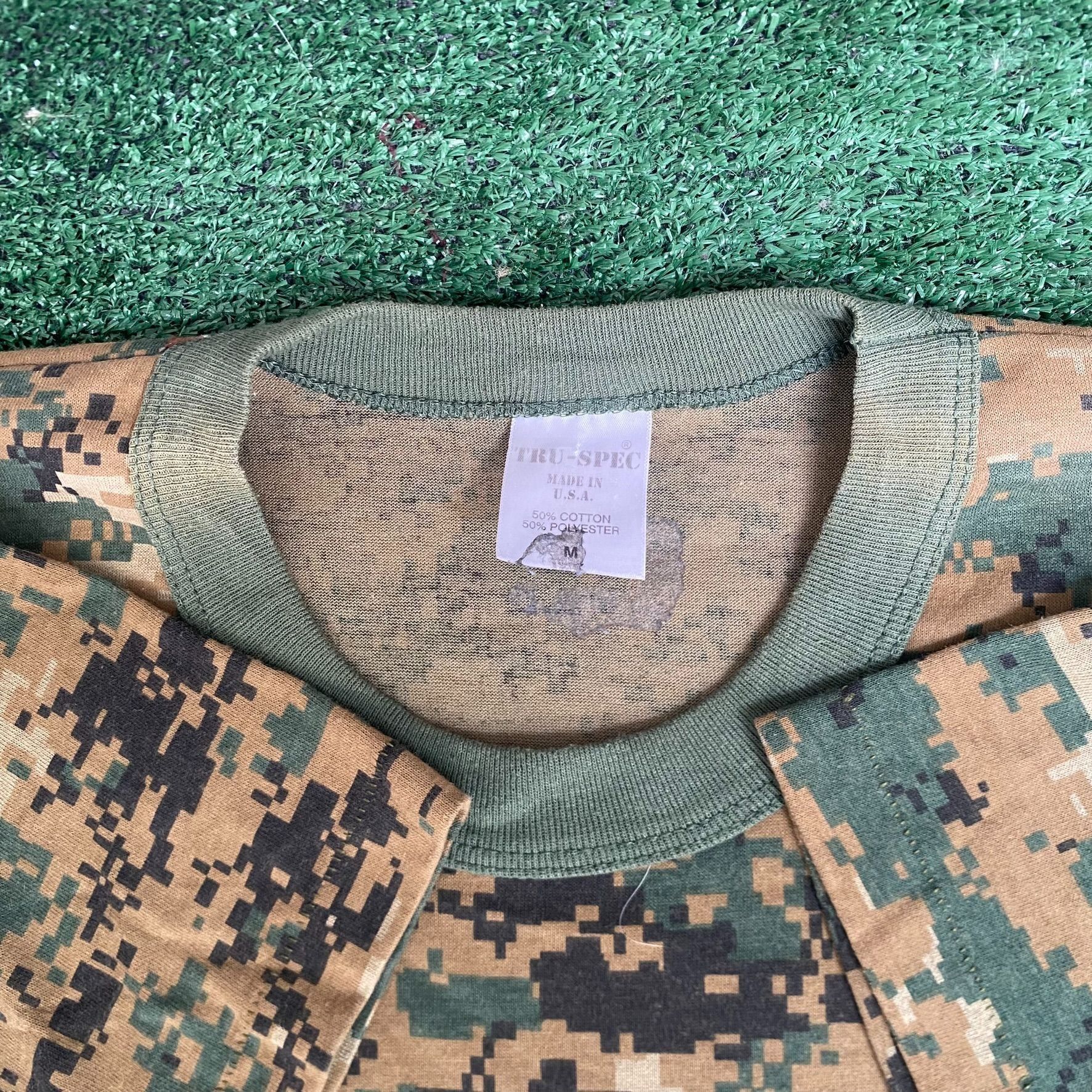 Vintage Vintage 90s Digital Camo Shirt Forest Camouflage Military Te Size US M / EU 48-50 / 2 - 4 Thumbnail