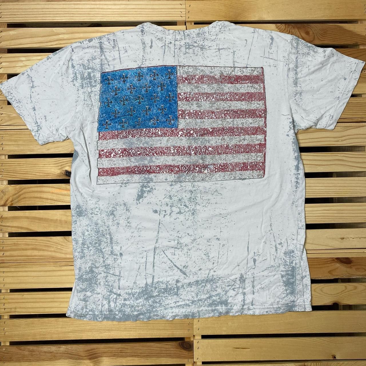 Affliction Affliction American Customs Gray Y2K MMA Tee Size XL Size US XL / EU 56 / 4 - 2 Thumbnail