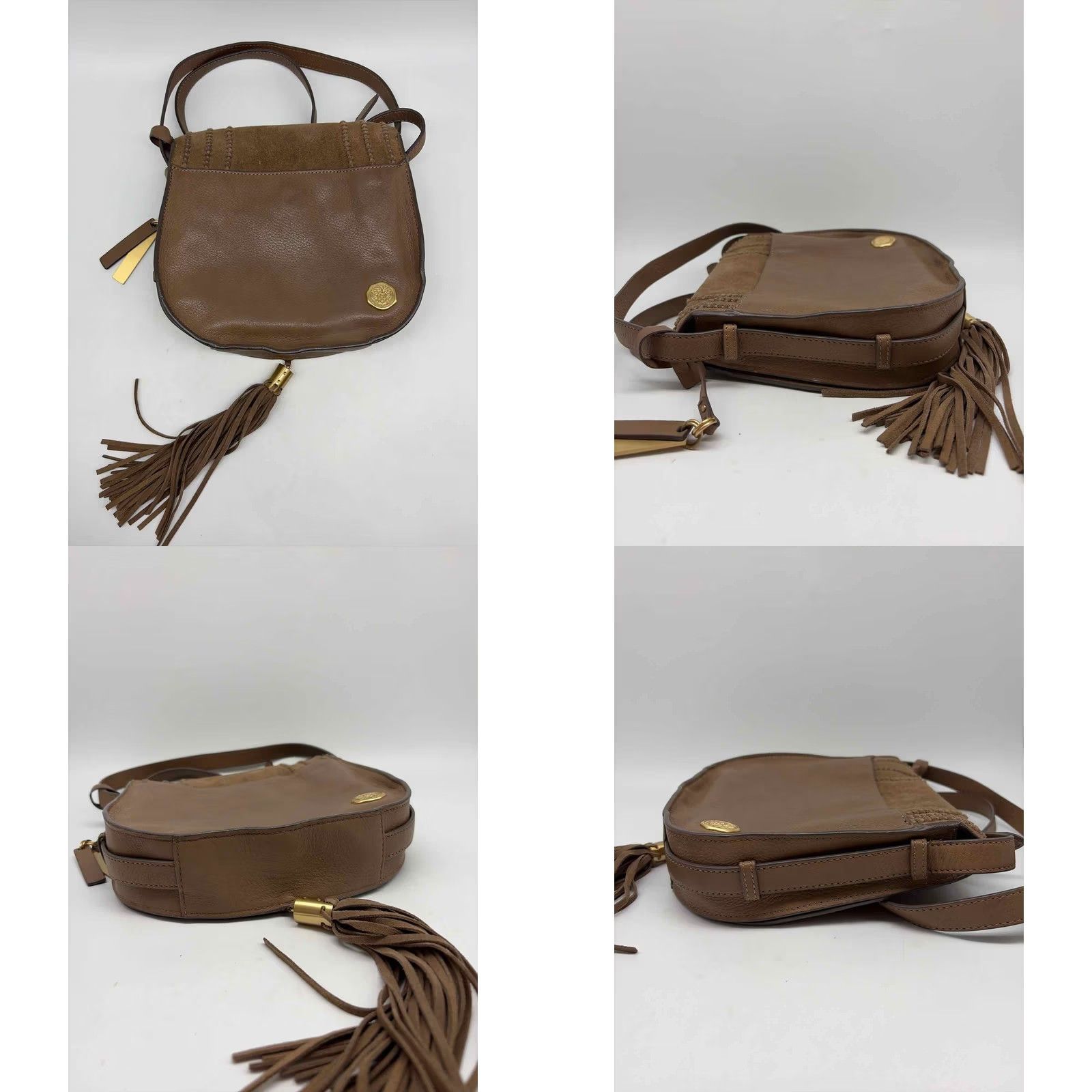 Vince Camuto Vince Camuto Brown Crossbody Pre-Owned Size ONE SIZE - 8 Thumbnail