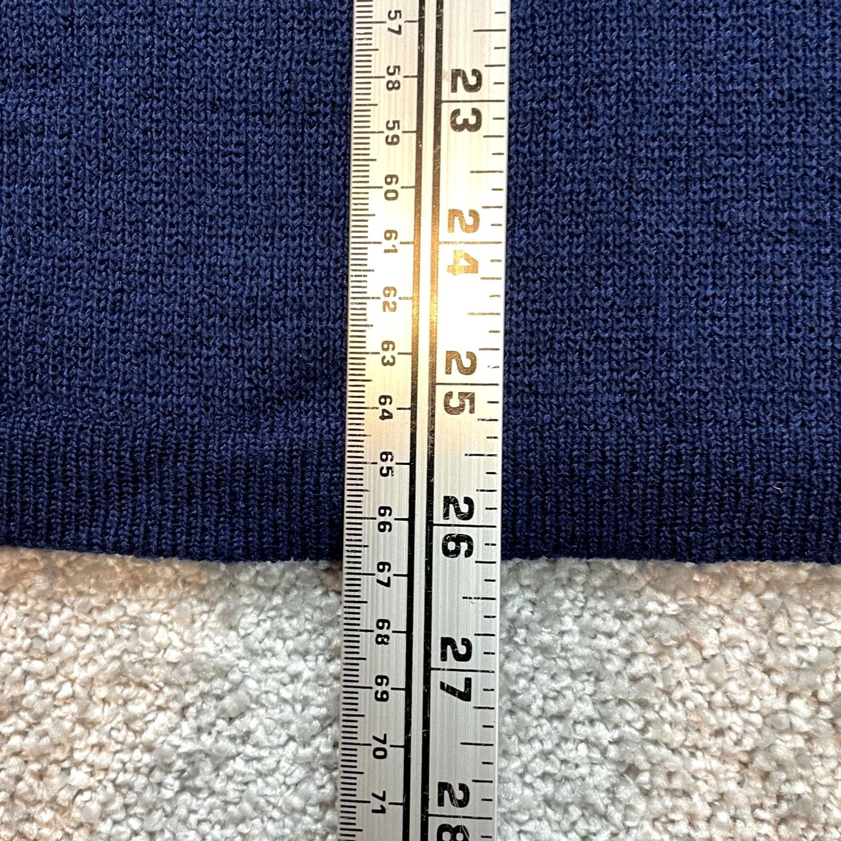 Vintage Unbranded Heavyweigt Skirt Womens 3X Blue Stretch A Line Vintage Knee Length Nylon Acrylic Knit Plus Size Ladies 3X Skirt Womens Stretch Vintage 90s? Size 40" / US 18 - 3 Thumbnail