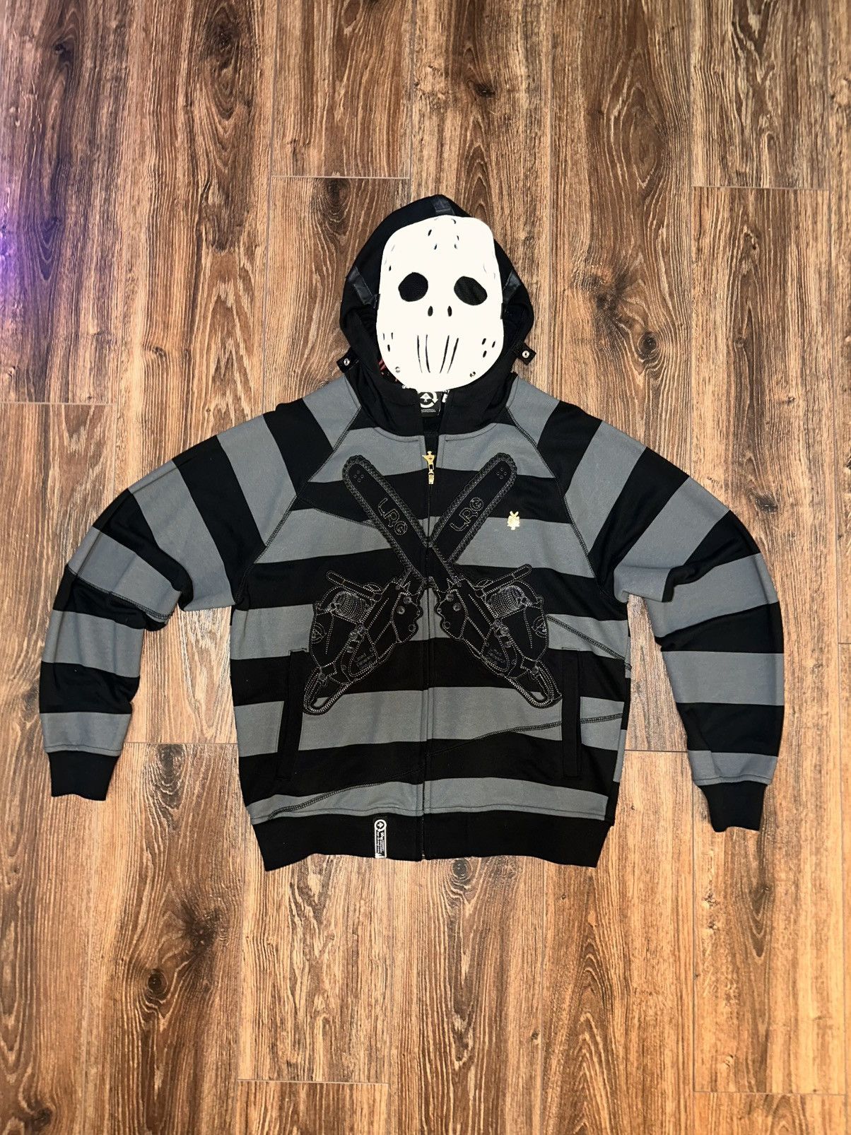 LRG Vintage LRG Jason Mask Hoodie Size US S / EU 44-46 / 1 - 1 Thumbnail
