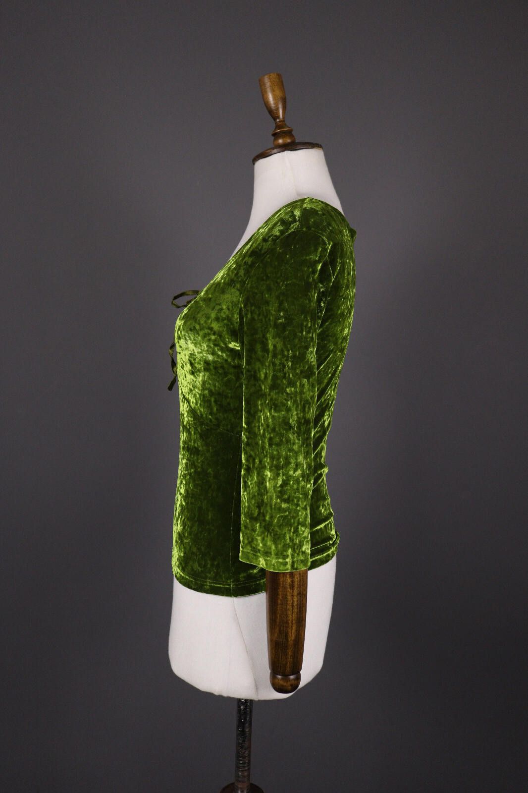 Carlo Colucci Carlo Colucci Women Green Designer Top Shirt Size 36 Size M / US 6-8 / IT 42-44 - 4 Thumbnail