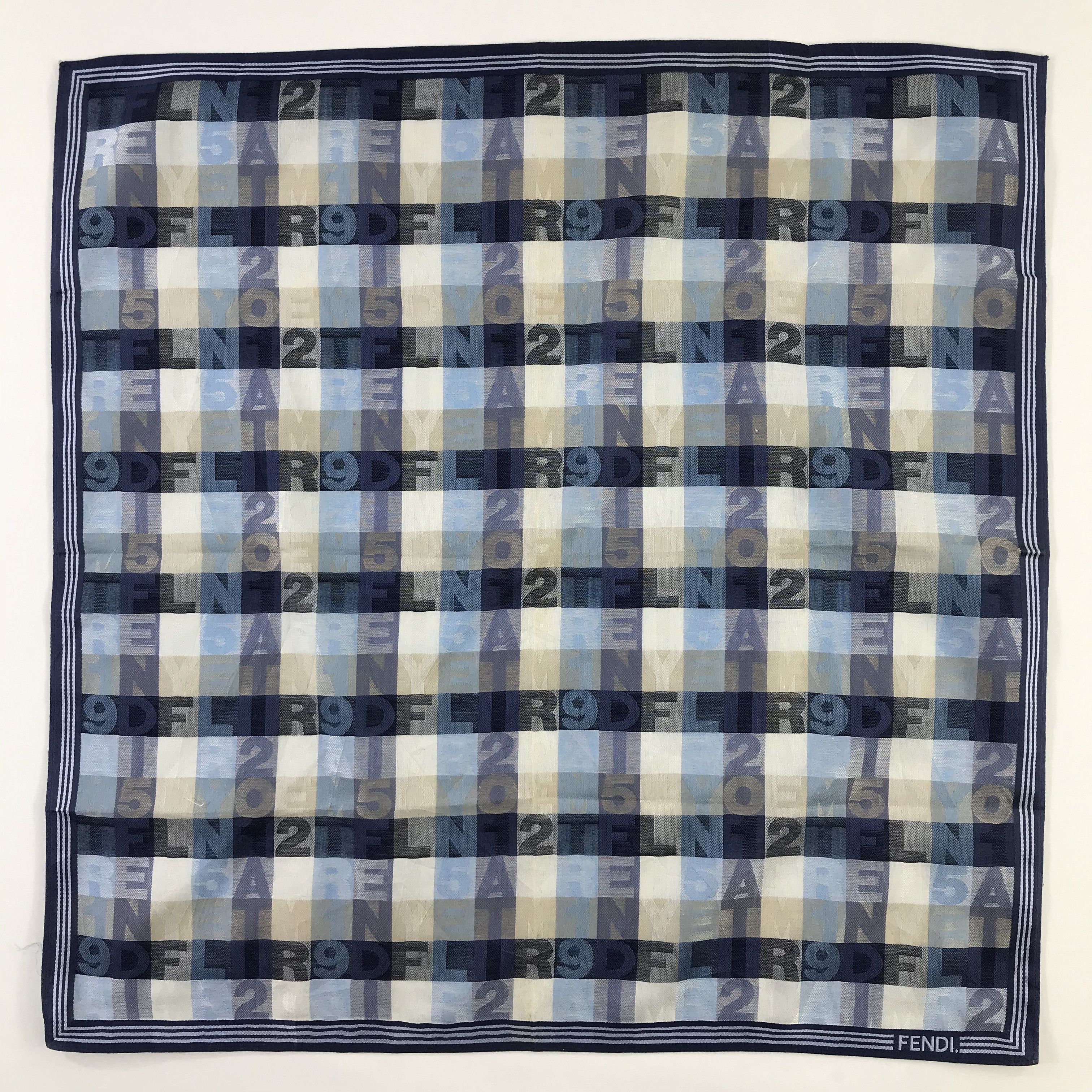 Vintage Vintage Fendi Bandana / Handkerchief / Neckerchief - S903 Size ONE SIZE - 1 Thumbnail
