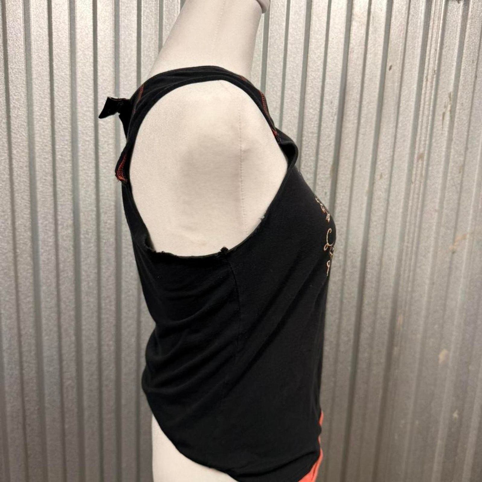 Harley Davidson Vintage Harley davidson black butterfly tank top Size S / US 4 / IT 40 - 4 Thumbnail