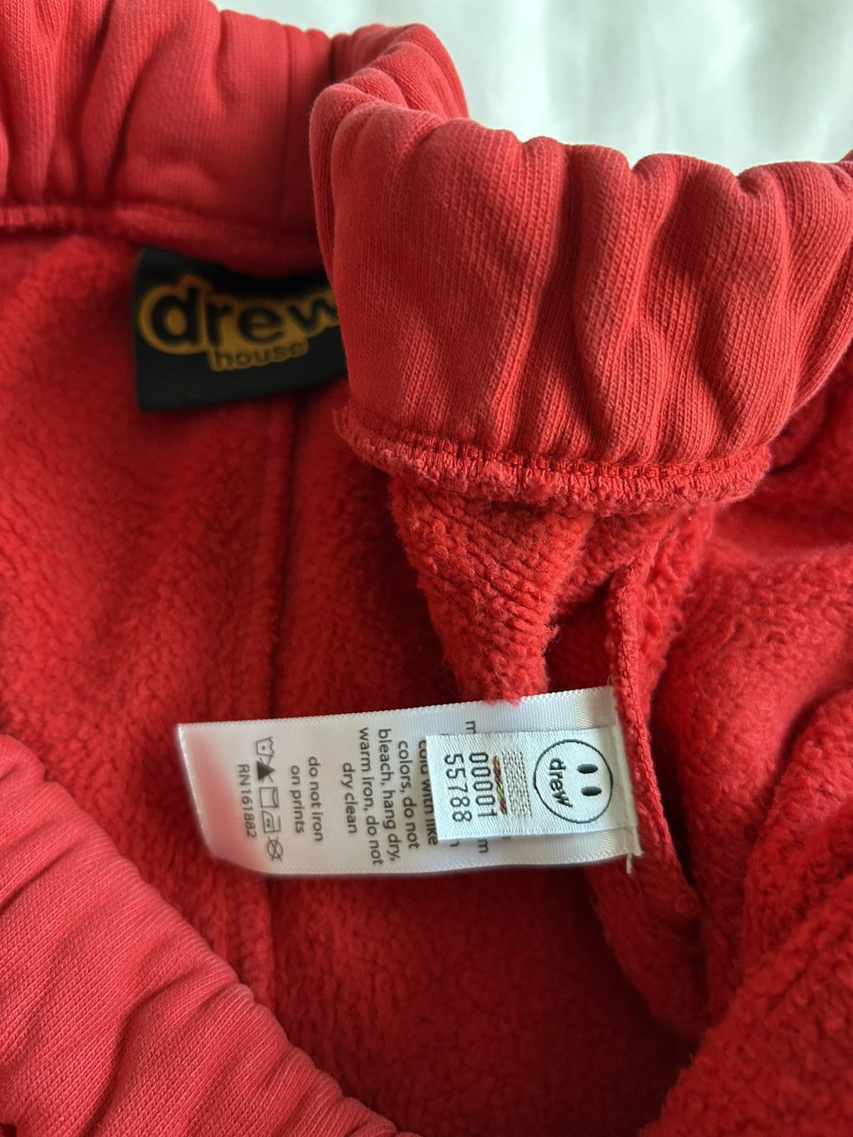 Drew House × Justin Bieber Drew House Secret Sweatpants Red Large L Size US 34 / EU 50 - 5 Thumbnail
