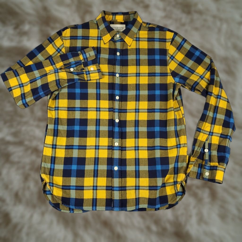Ralph Lauren Denim & Supply Ralph Lauren Shirt Mens M Blue Plaid Long Sleeve Button Up Size US M / EU 48-50 / 2 - 1 Thumbnail