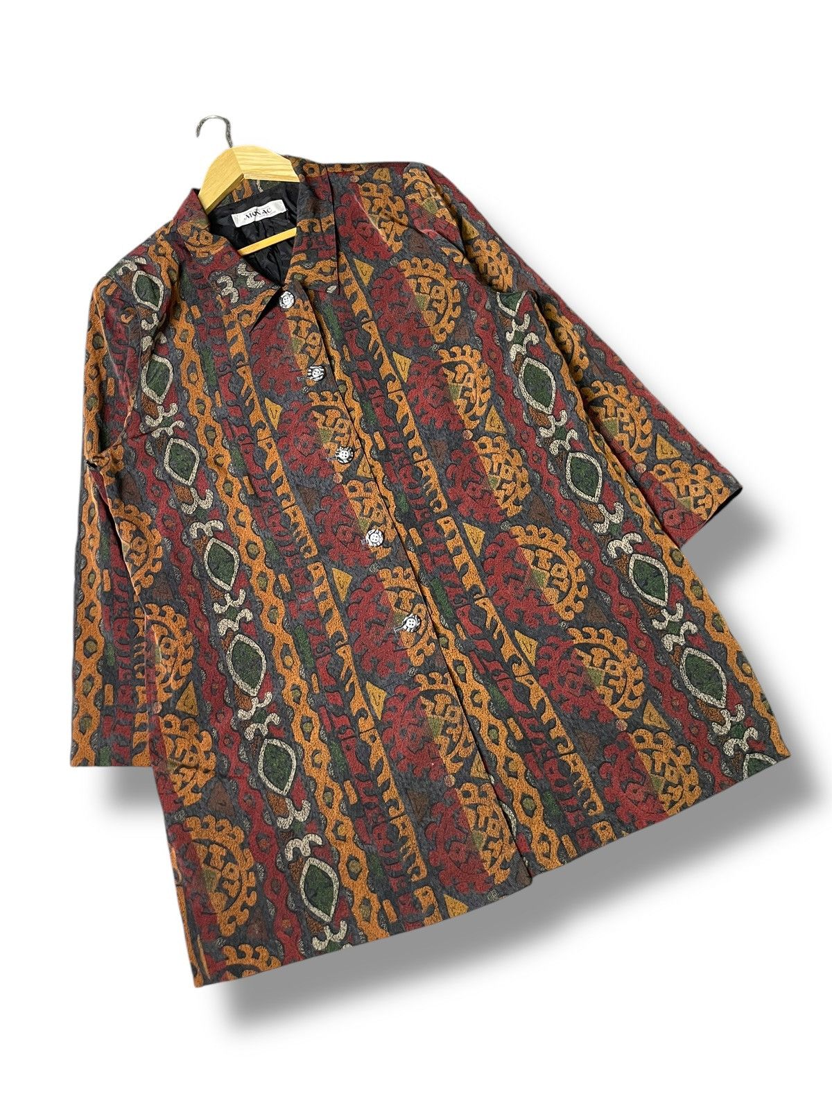 Japanese Brand × Vintage Vintage MONAC Ladies Fashion Abstract Shirts (75) Size M / US 6-8 / IT 42-44 - 5 Thumbnail