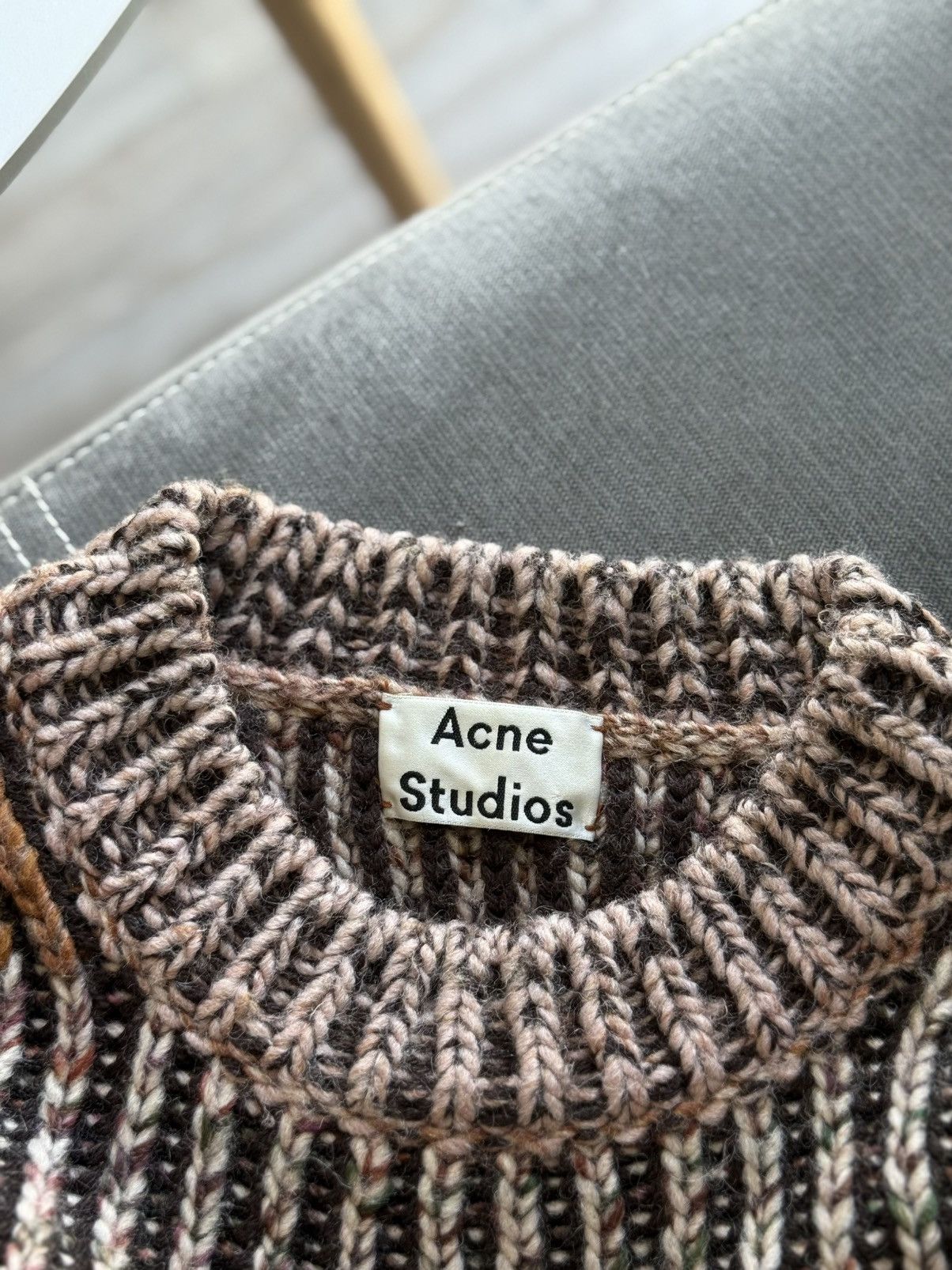 Acne Studios Ribbed Gradient Knit Sweater Size S / US 4 / IT 40 - 14 Thumbnail