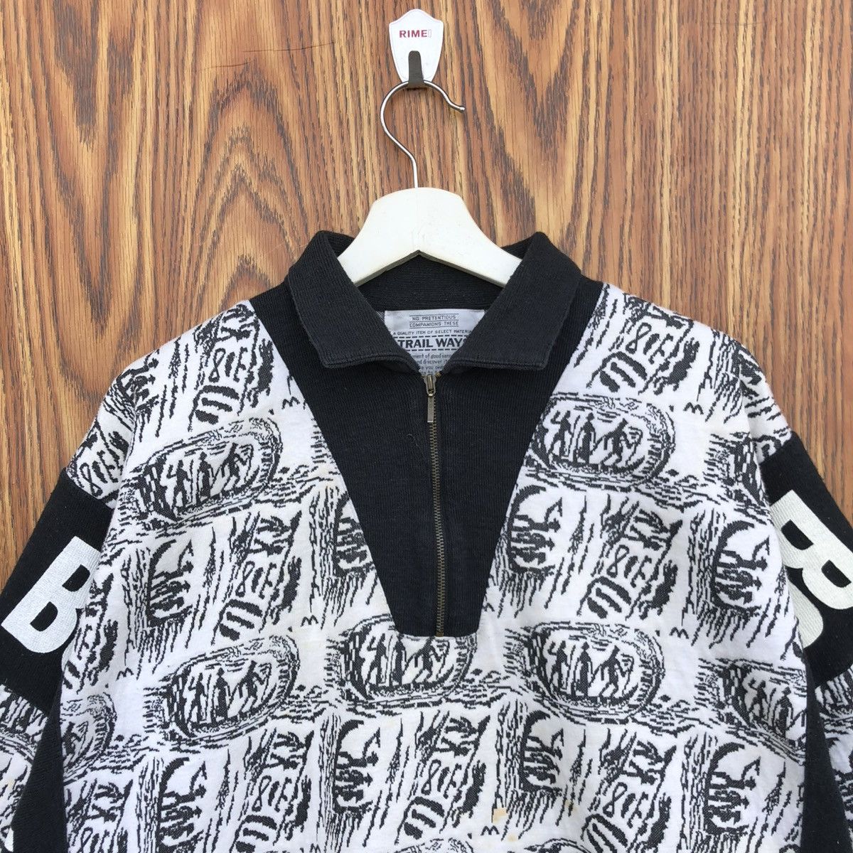 Vintage vintage Healthknit Sportswear knit shirt half-zip collar Size M / US 6-8 / IT 42-44 - 3 Thumbnail