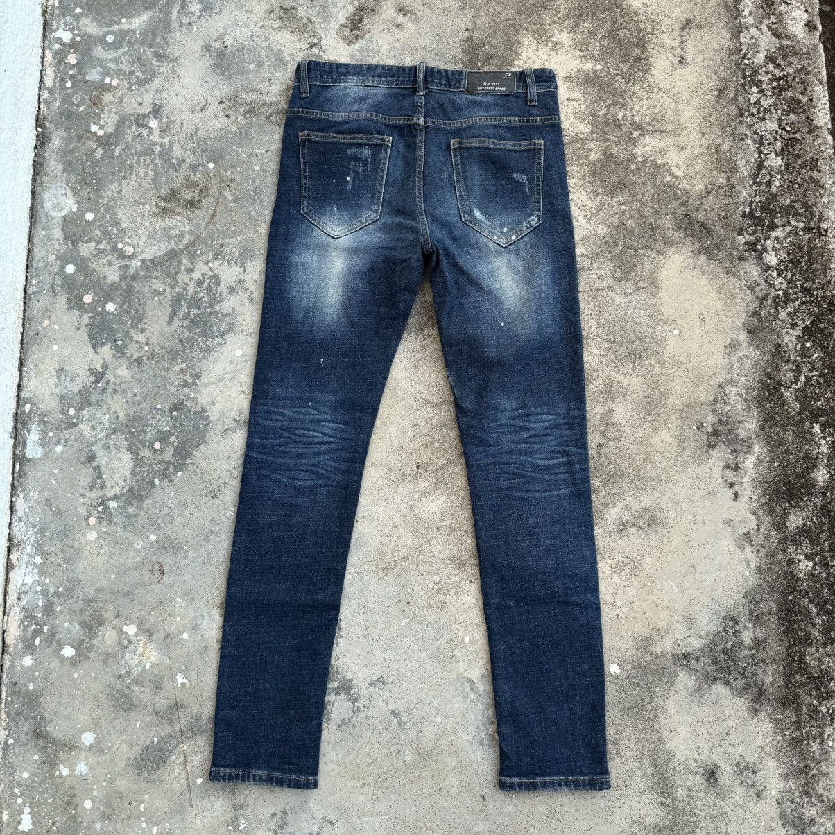 Japanese Brand VINTAGE DIFFERENT SKINNY RIPPED JEAN DENIM PANTS Size US 31 - 2 Thumbnail
