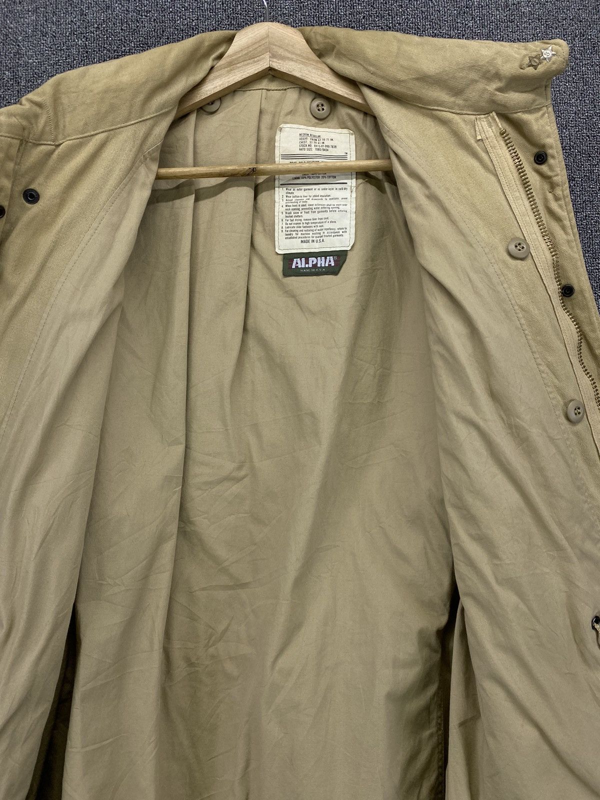 Alpha Industries Vintage Alpha Industries Military Army Field Jacket Size US M / EU 48-50 / 2 - 11 Thumbnail