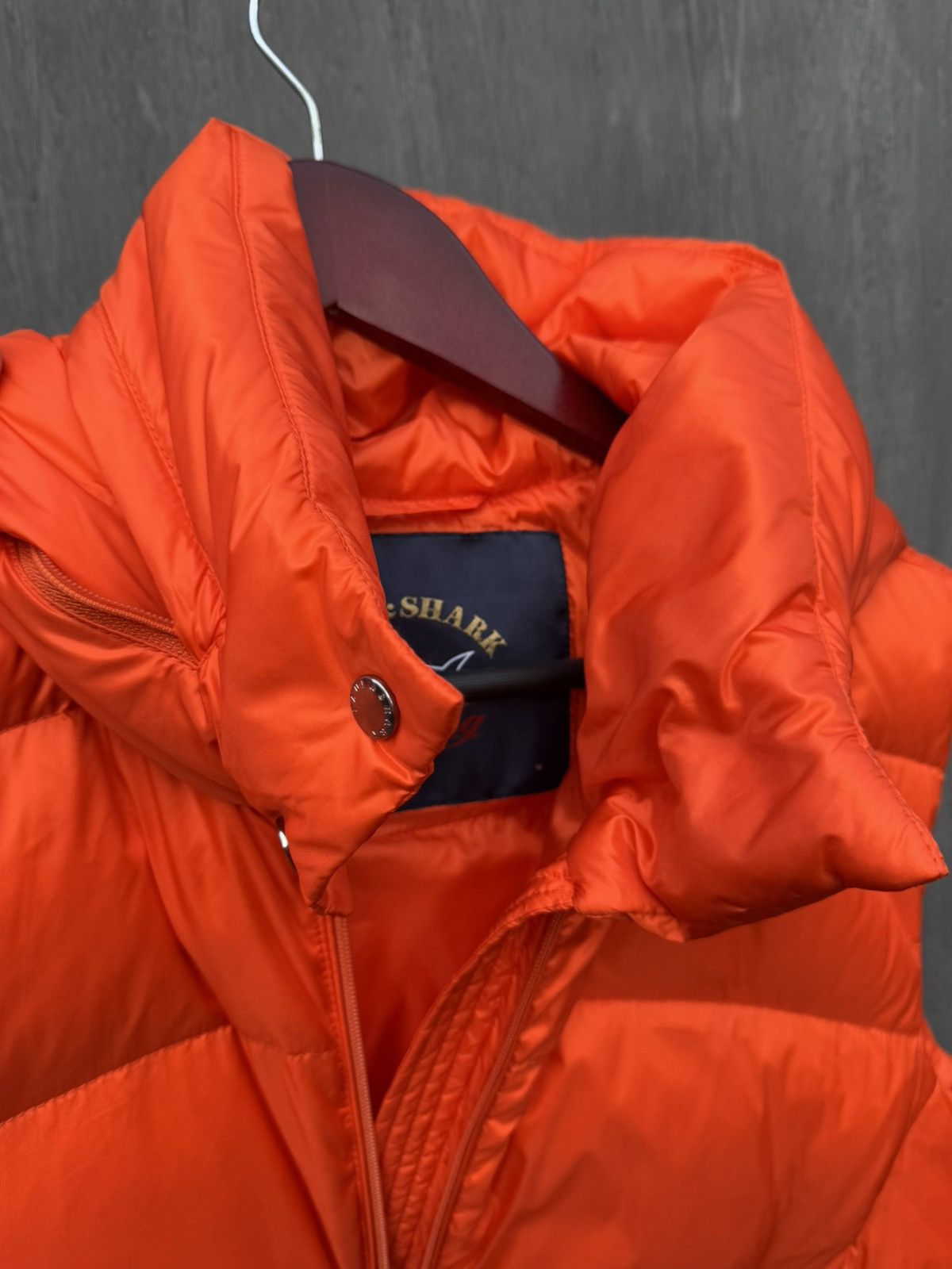 Paul & Shark Paul Shark Yachting Puffer Down Nylon Orange Vest Size M Size M / US 6-8 / IT 42-44 - 14 Thumbnail