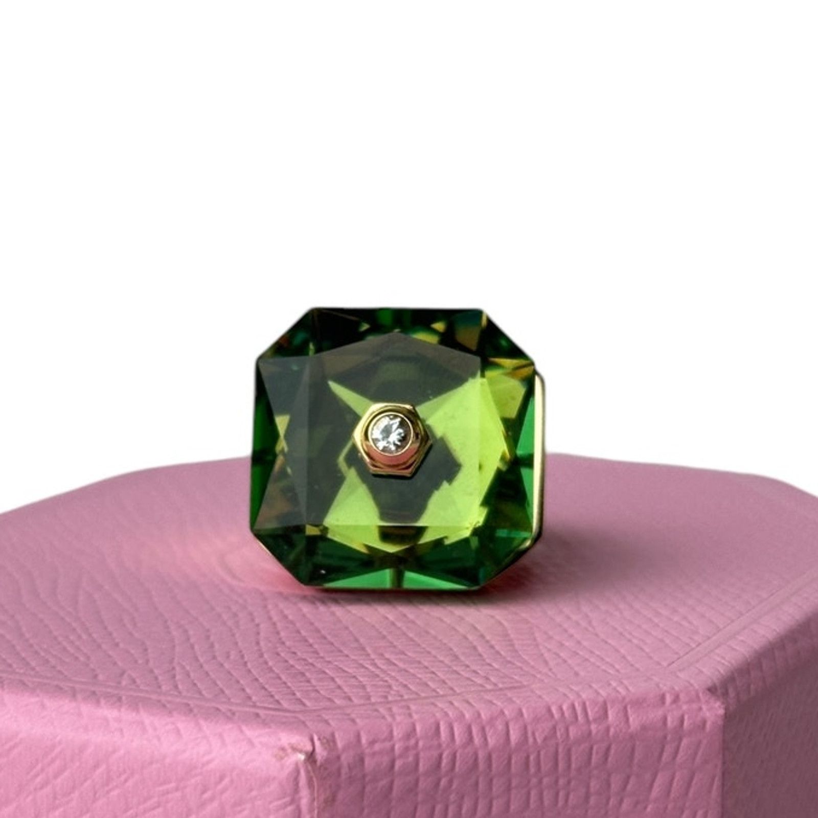 Swarovski Swarovski Numina cocktail ring Octagon cut Green Size 11 /64 Size ONE SIZE - 1 Thumbnail