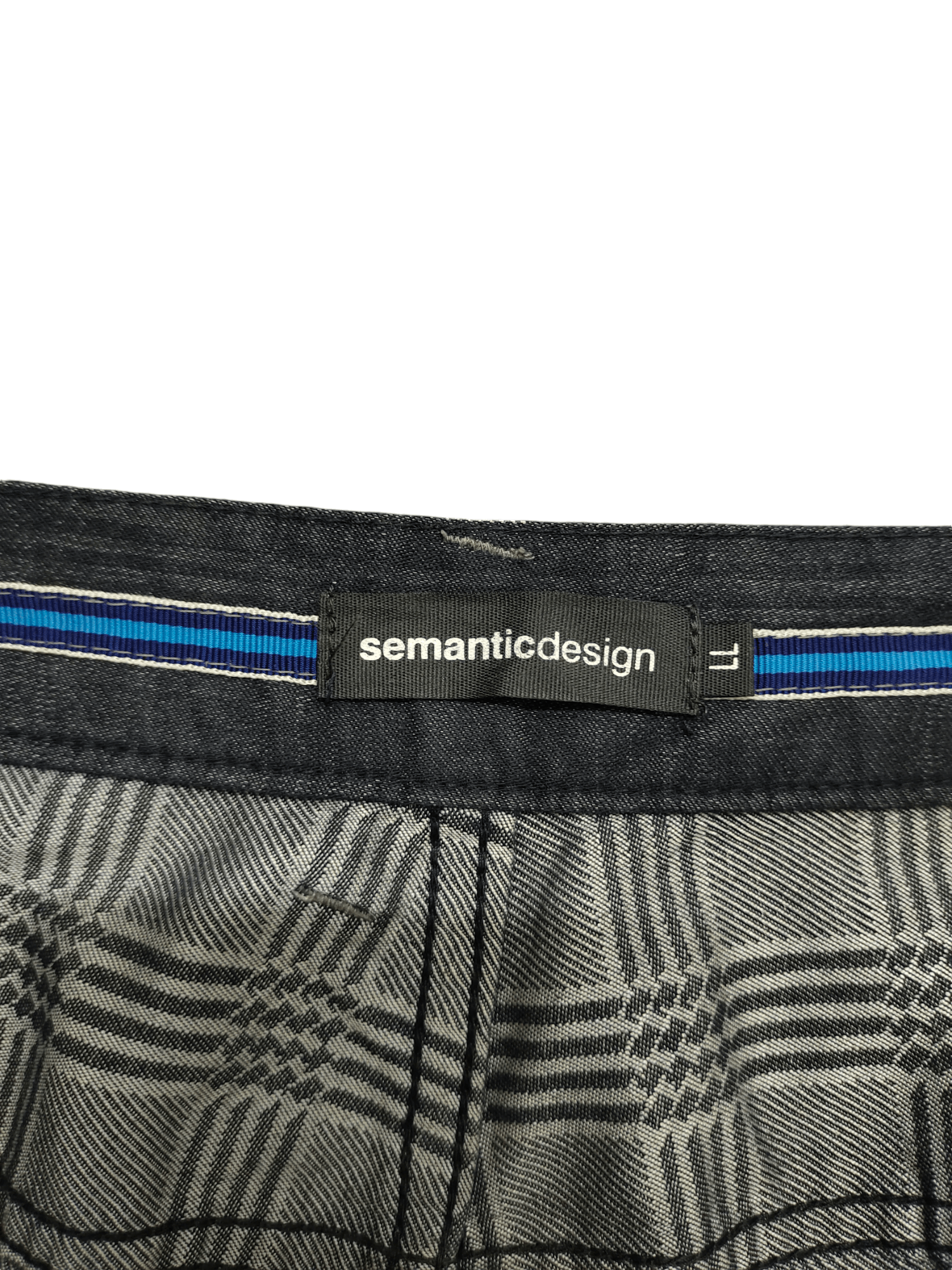 semanticdesign Vintage Semantic Design Checkered Distress Trouser Pants Size US 34 / EU 50 - 11 Thumbnail
