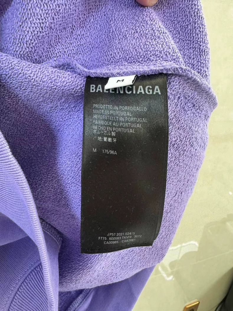 Balenciaga Balenciaga Purple Coke Hoodie Size US M / EU 48-50 / 2 - 4 Thumbnail