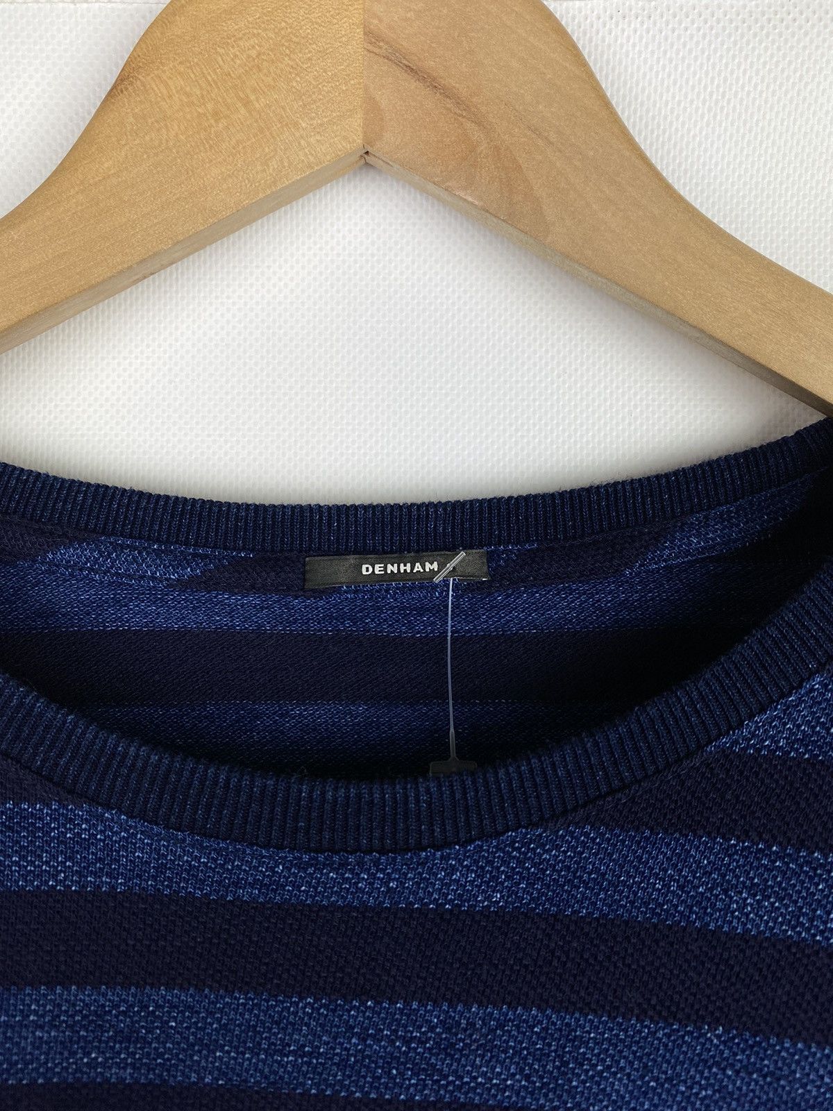 DENHAM × Japanese Brand Denham men’s striped sweatshirt pullover size S Size US S / EU 44-46 / 1 - 8 Thumbnail