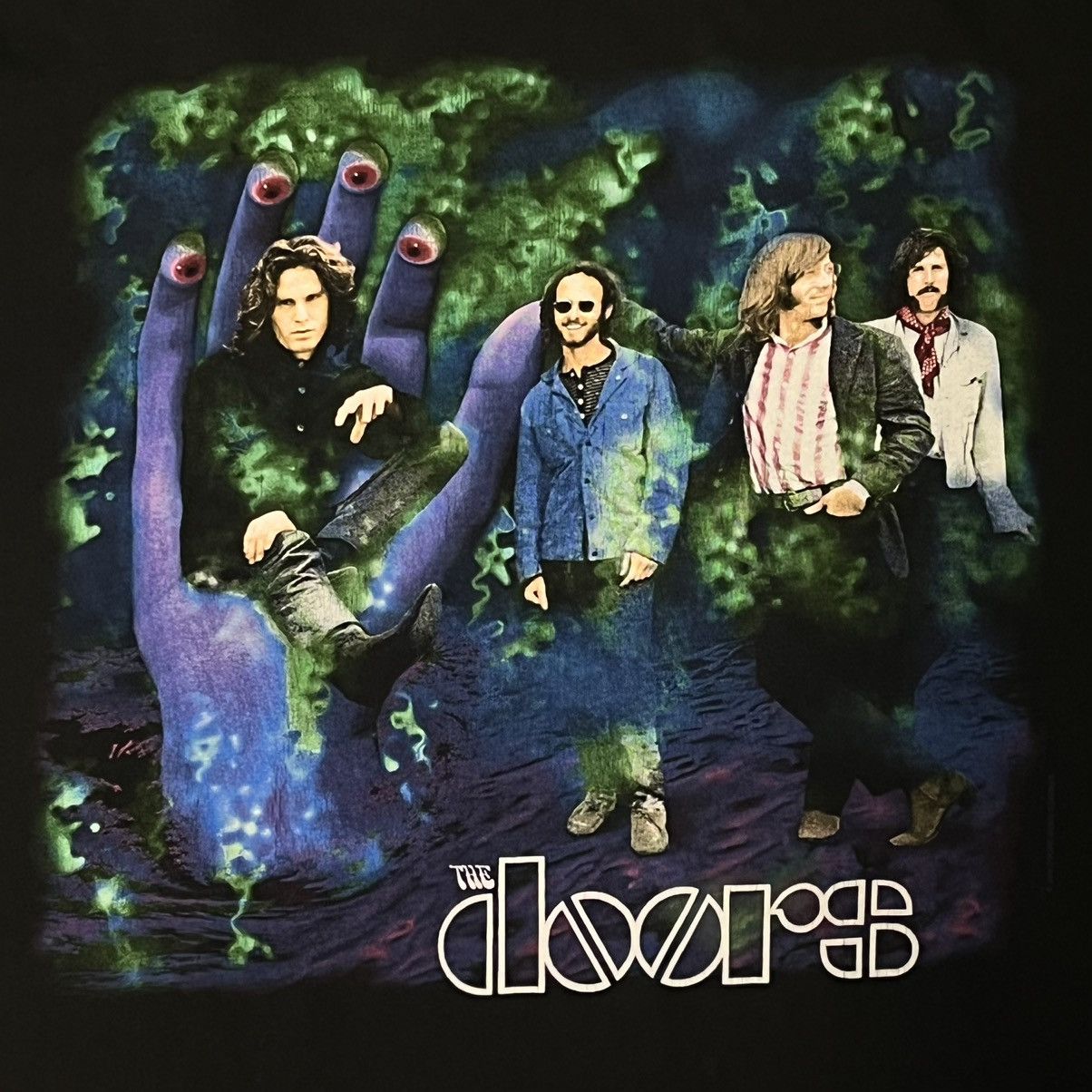 image of Vintage 1999 The Doors in Black, Men's (Size XL)