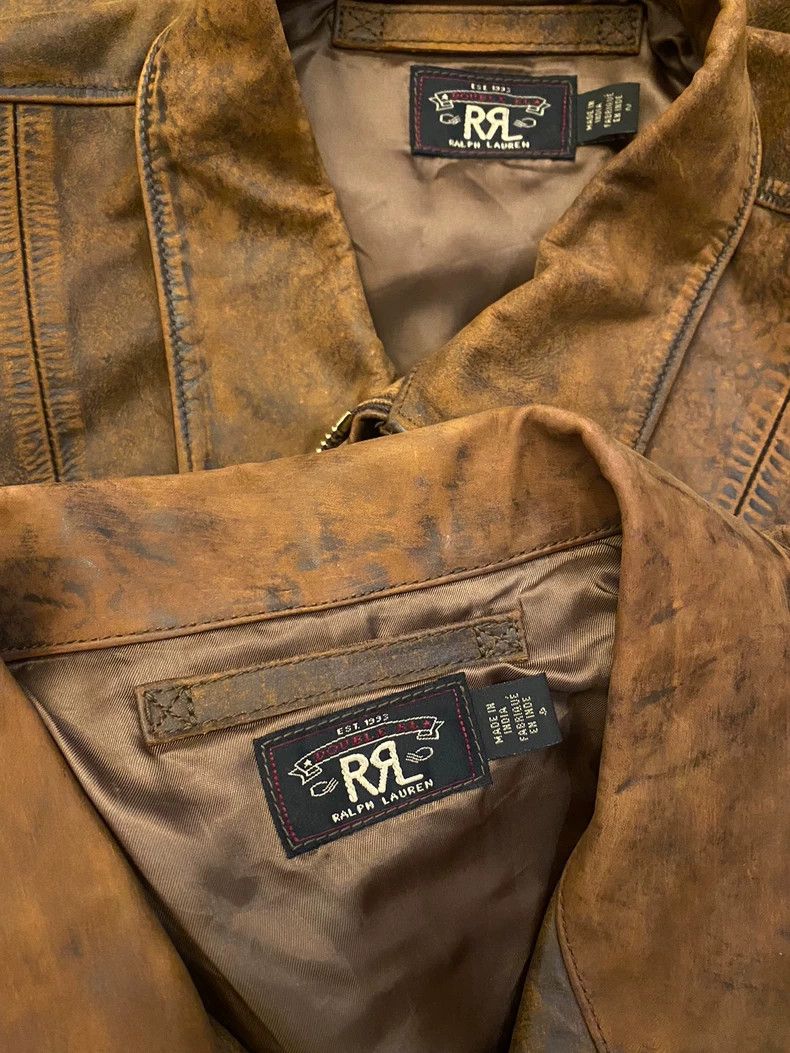 RRL Ralph Lauren RRL Ralph Lauren Women's cowhide leather jacket Size S / US 4 / IT 40 - 7 Thumbnail