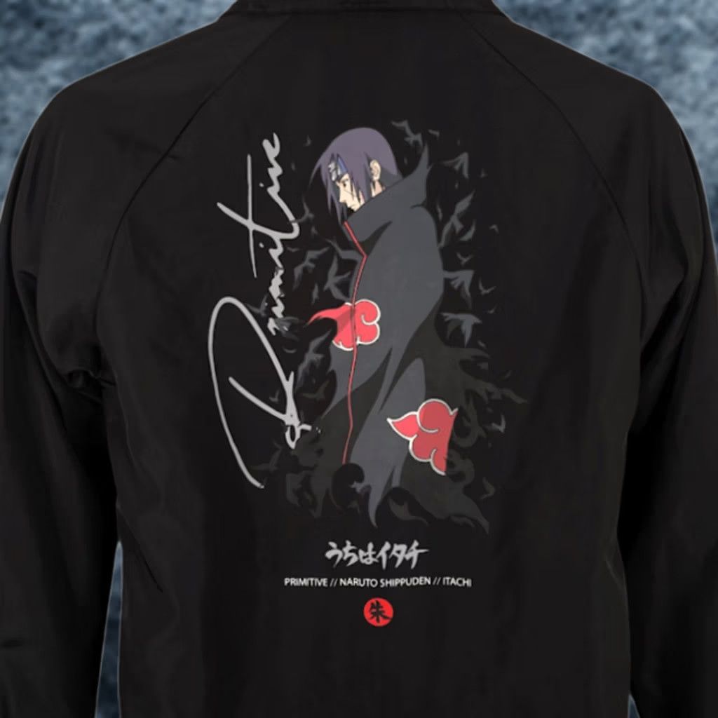 Coach Naruto Shippuden Coach Jacket Mens Size Small Black Primitive Itachi Anime Size US S / EU 44-46 / 1 - 1 Thumbnail